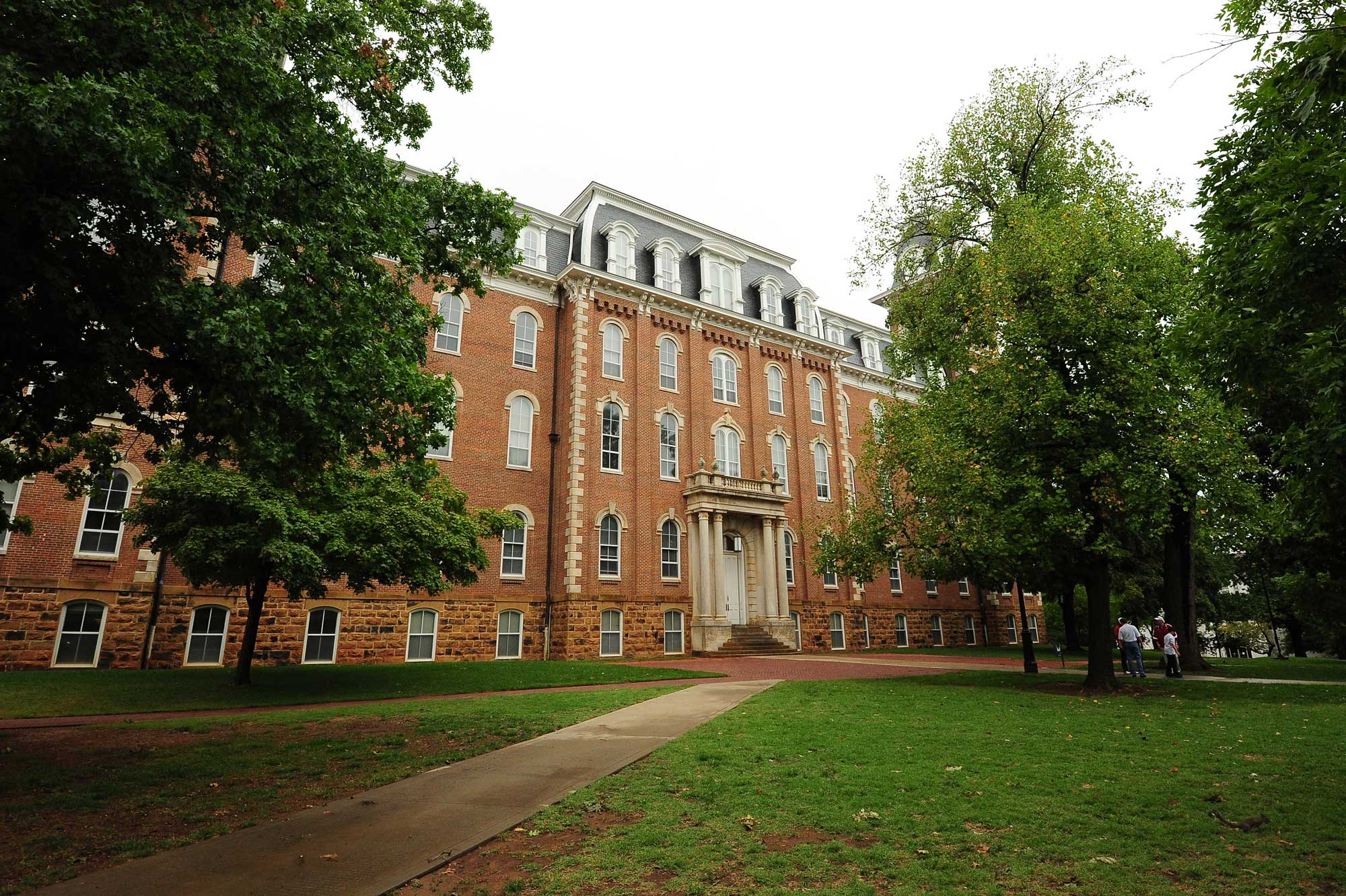 The Old Main building is seen at the University of Arkansas on September 15, 2012, in Fayetteville, Arkansas. 