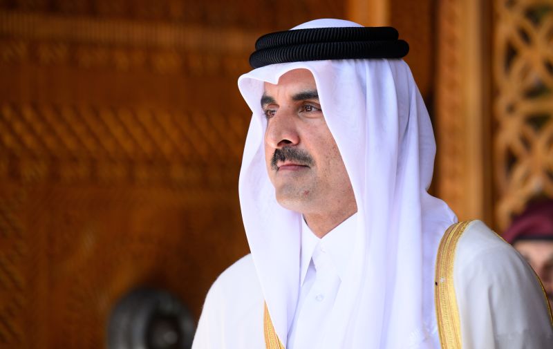 The Emir of Qatar, Tamim bin Hamad Al Thani, in Doha on November 29.