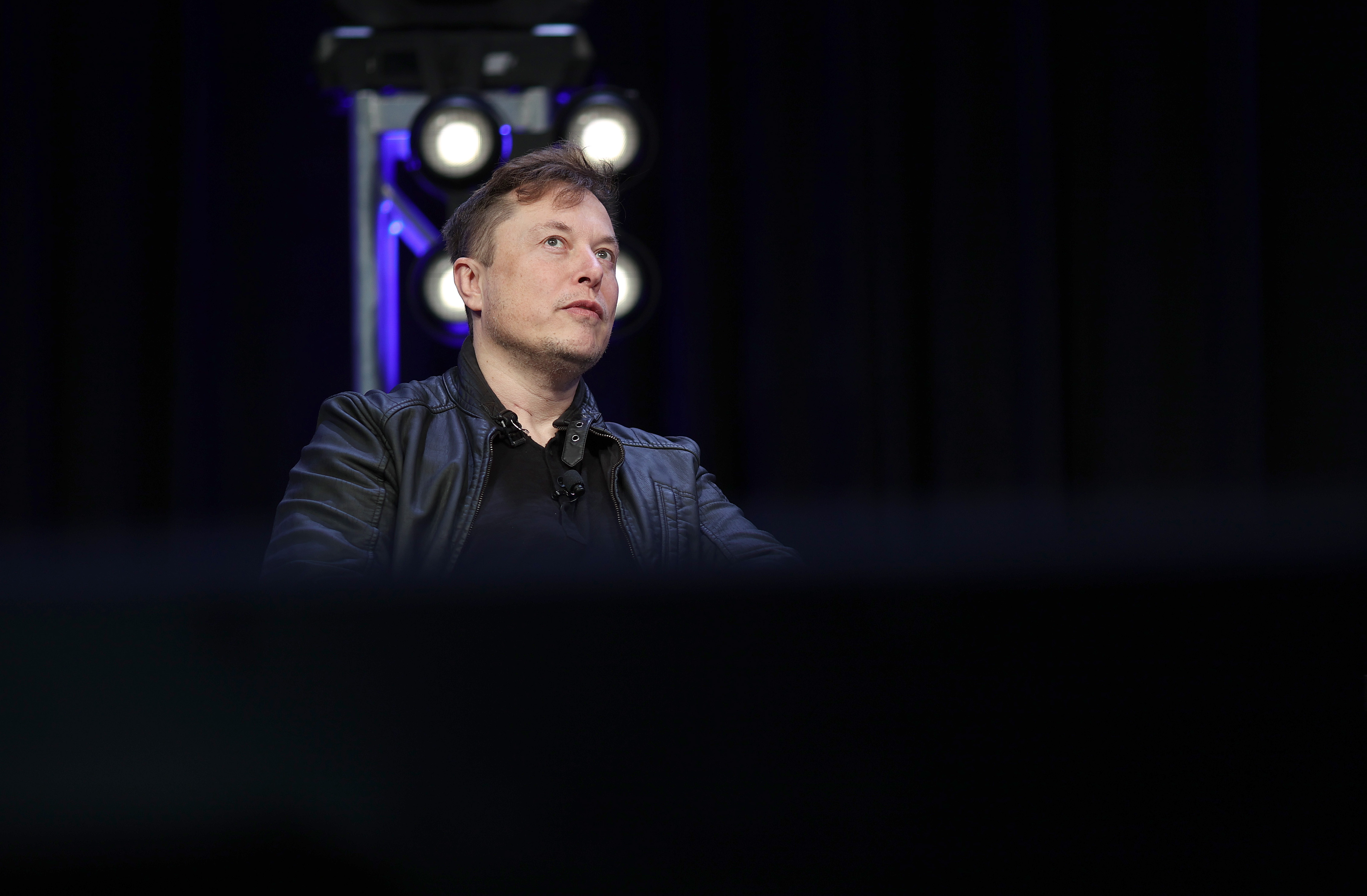 Tesla CEO Elon Musk attends the Satellite Conference and Exhibition in Washington on March 9.