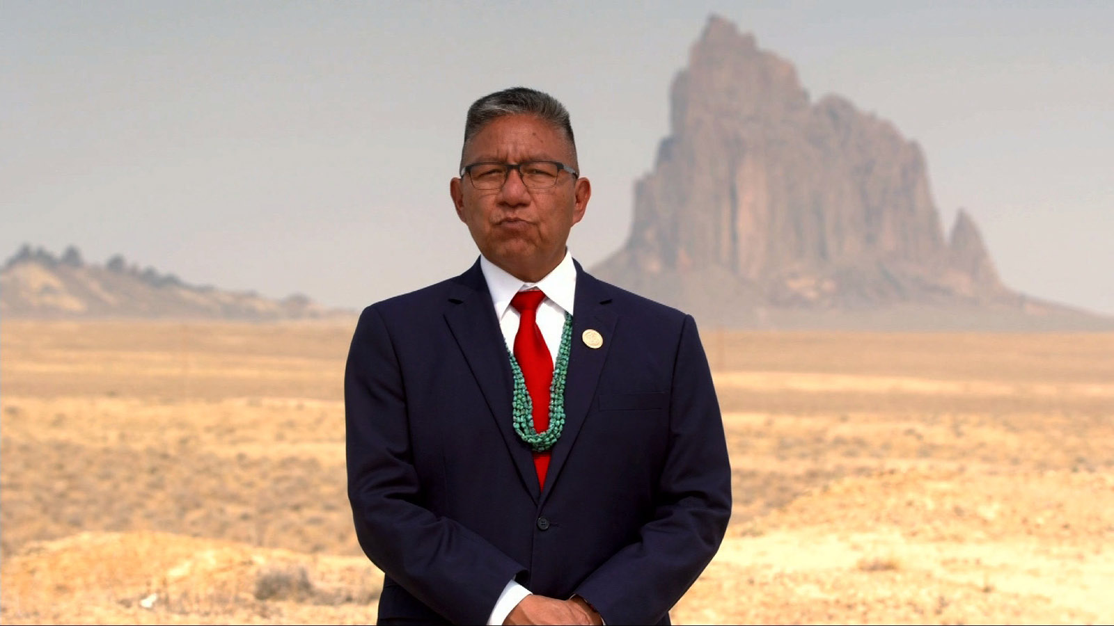 Navajo Nation Vice President Myron Lizer.