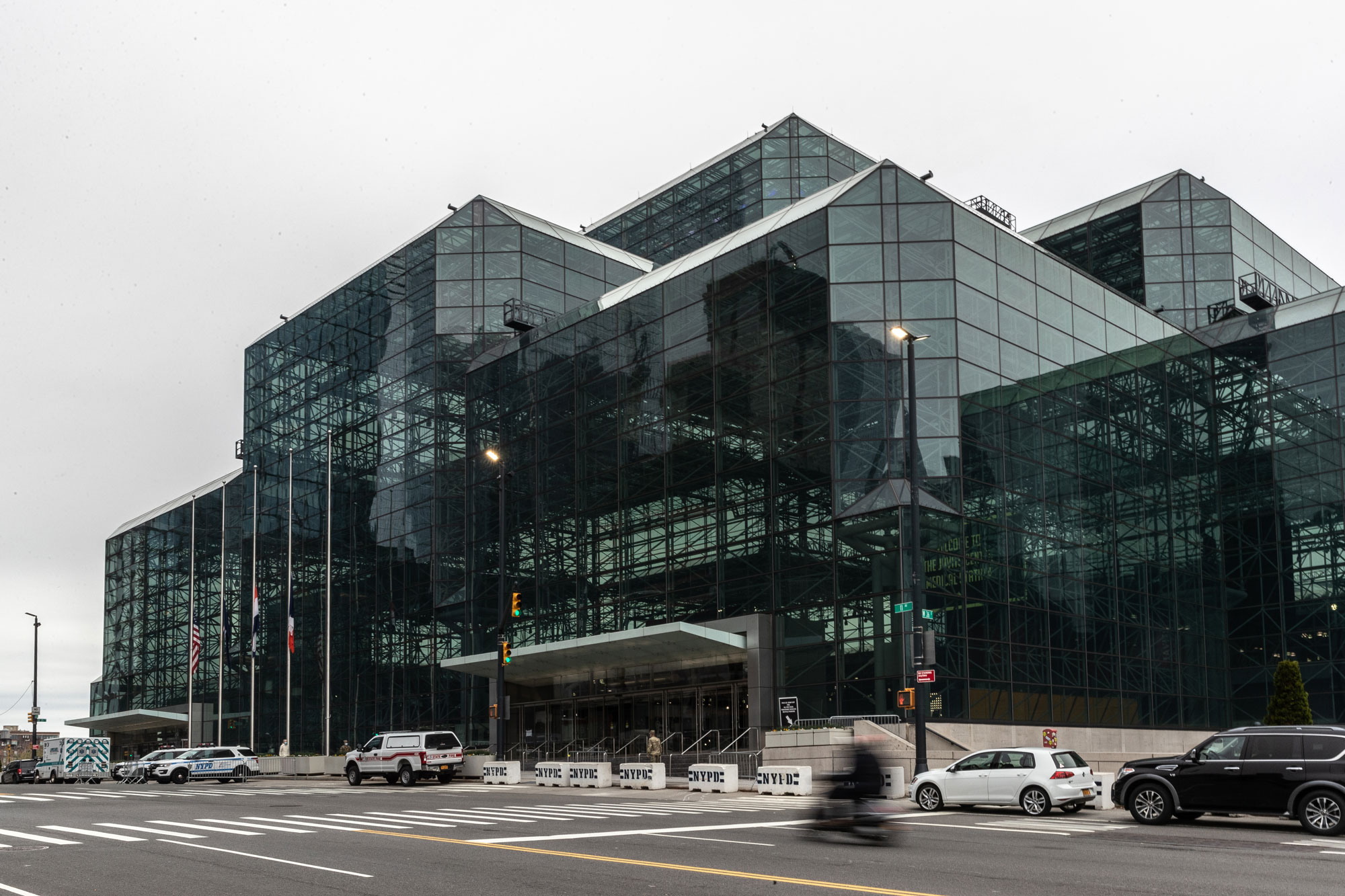The Javits Center is shown on April 29, in New York City.