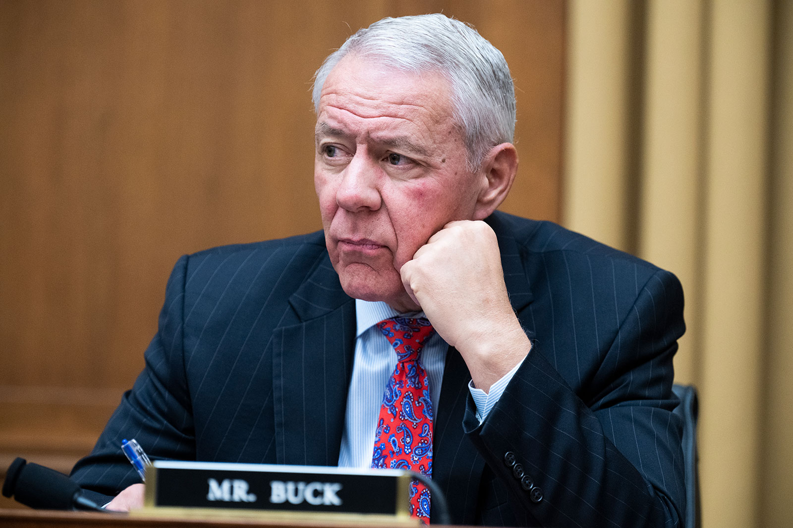 Rep. Ken Buck attends a House Judiciary Committee hearing on May 18. 