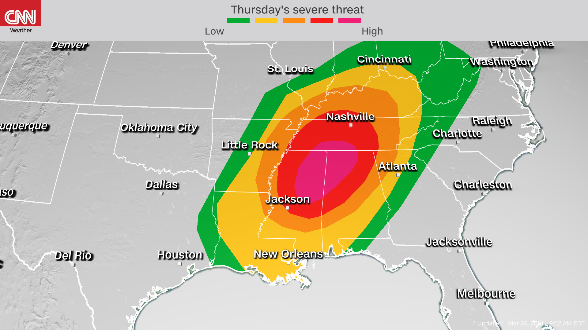 Today's tornadoes could move at nearly 3 times the speed of a typical