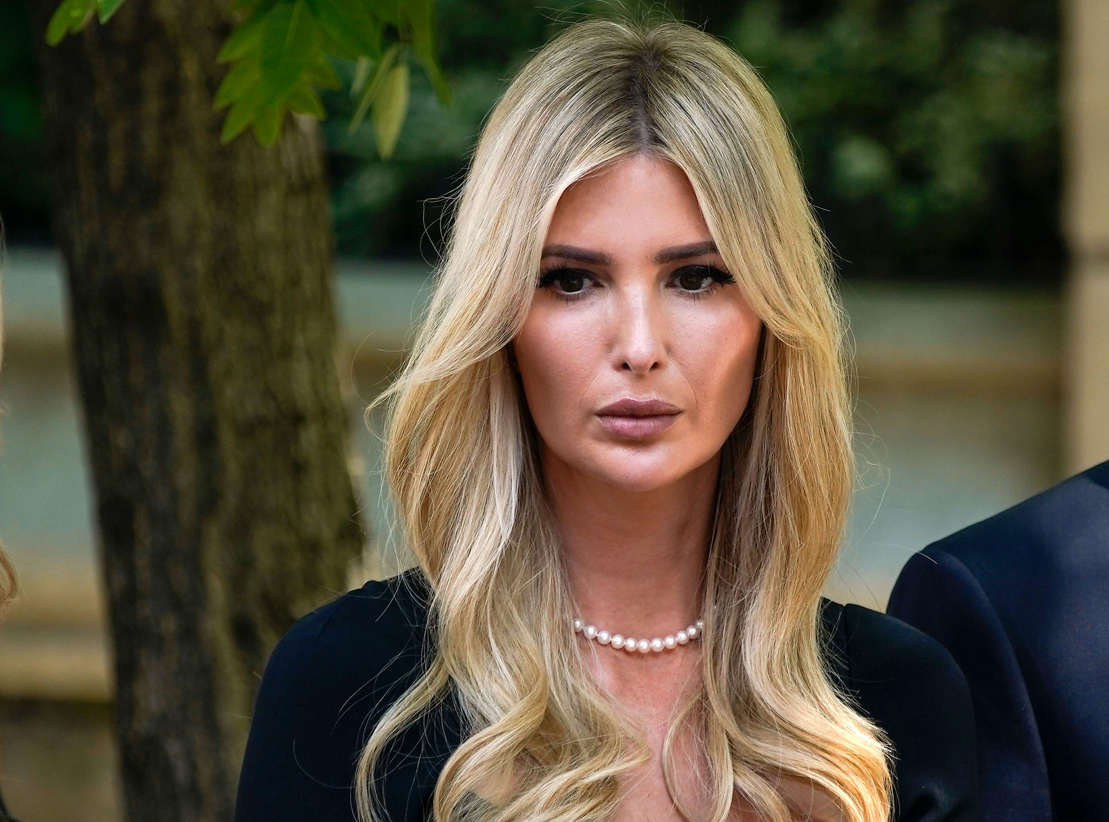 In this July 2022 photo, Ivanka Trump arrives for the funeral of Ivana Trump, in New York.