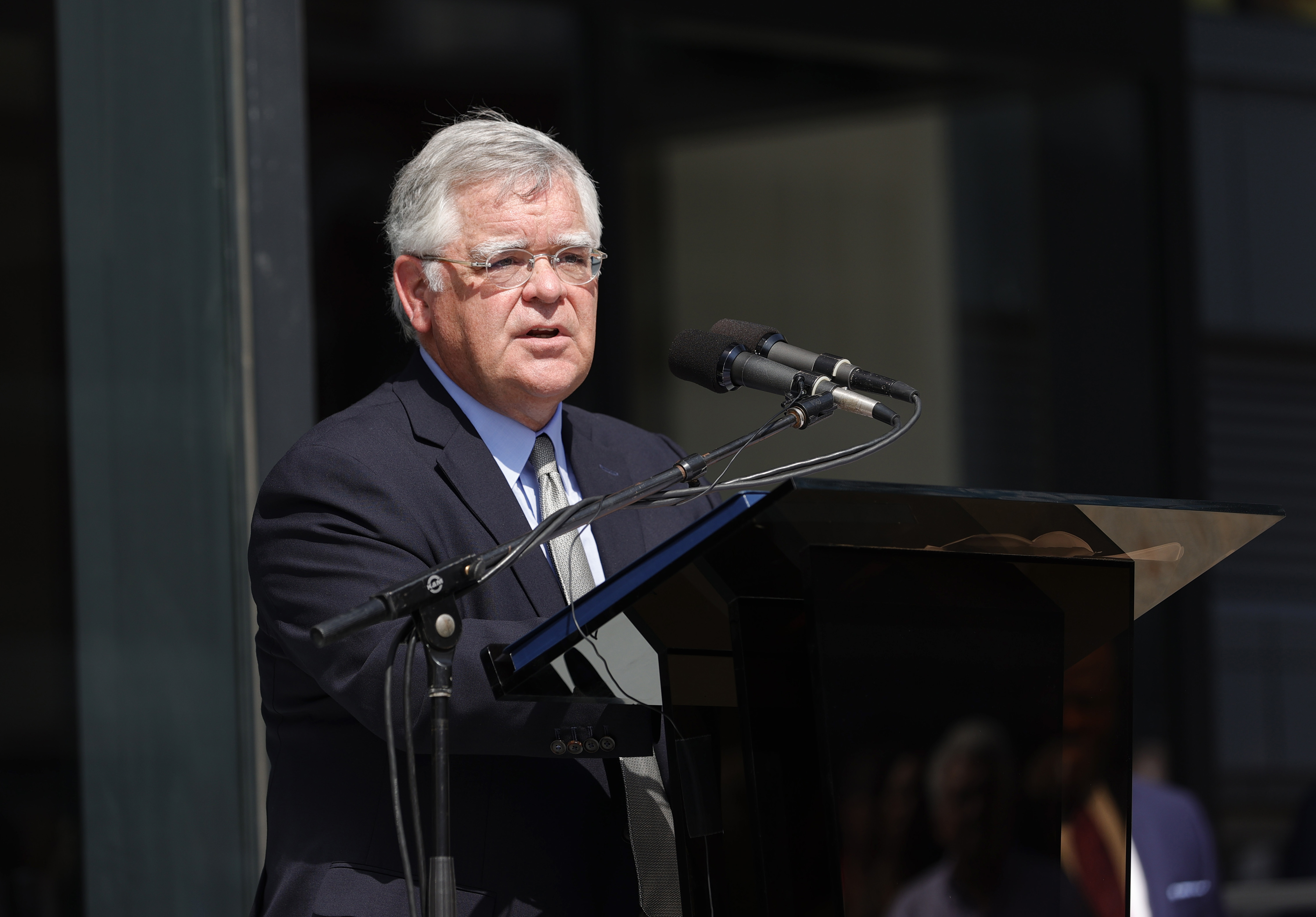 Nashville Mayor John Cooper attends the National Museum of African American Music Dedication on June 19, 2021 in Nashville, Tennessee.