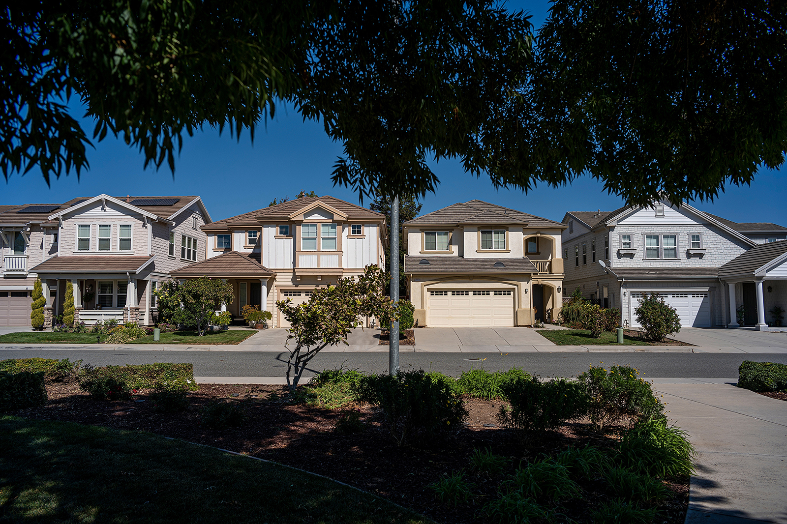 Homes in Morgan Hill, California, on October 4.