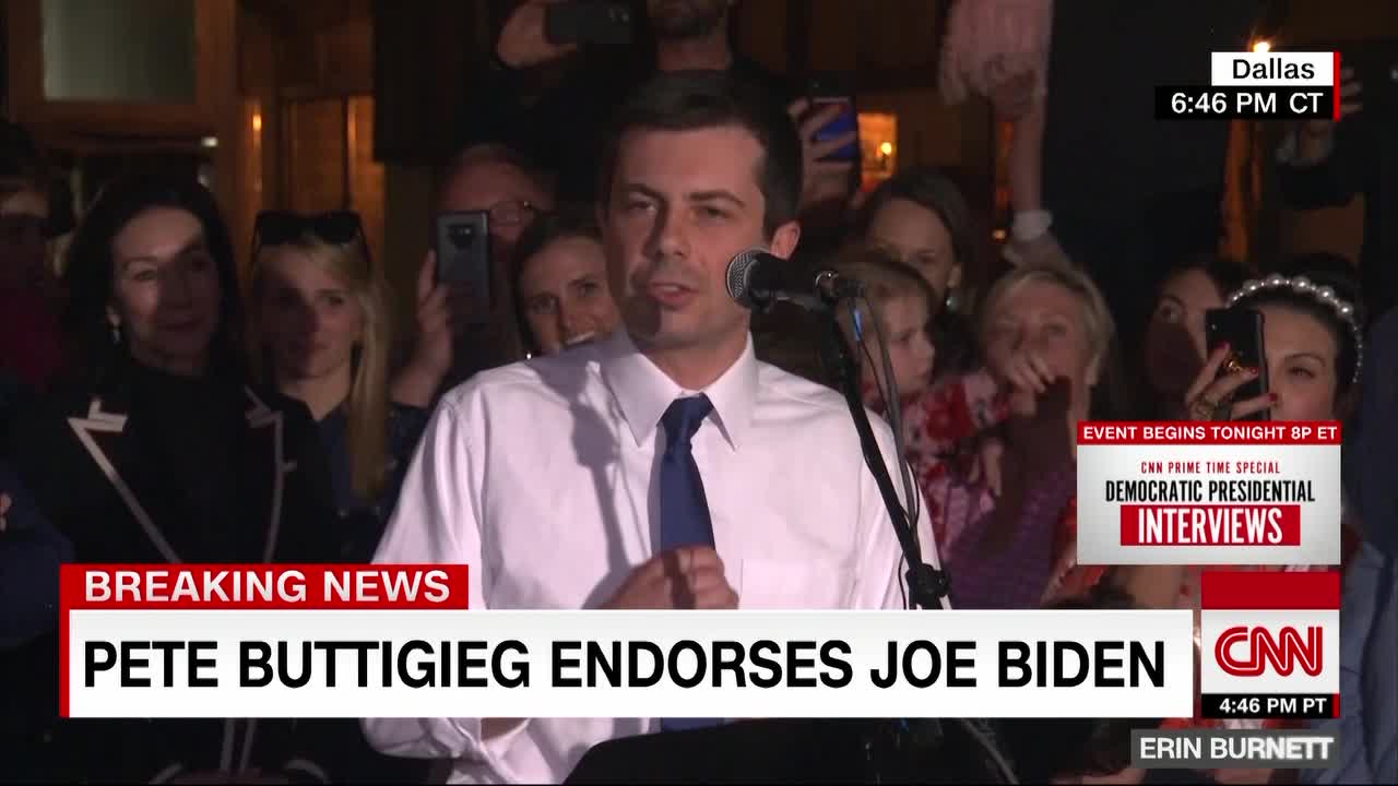 Buttigieg Endorses Biden At Campaign Event In Dallas