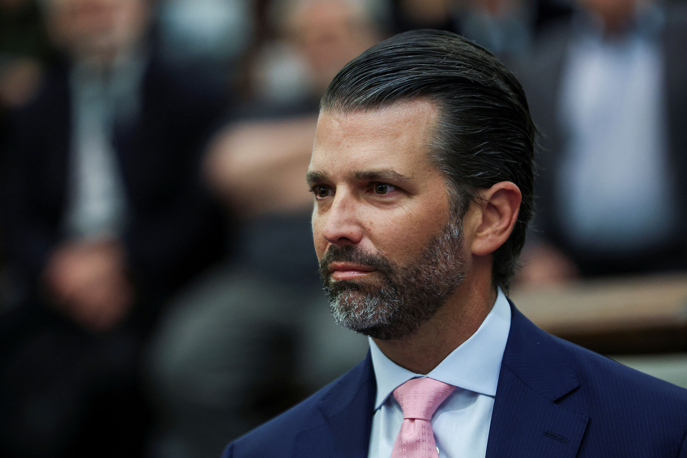 Donald Trump Jr. in court on Wednesday in New York.