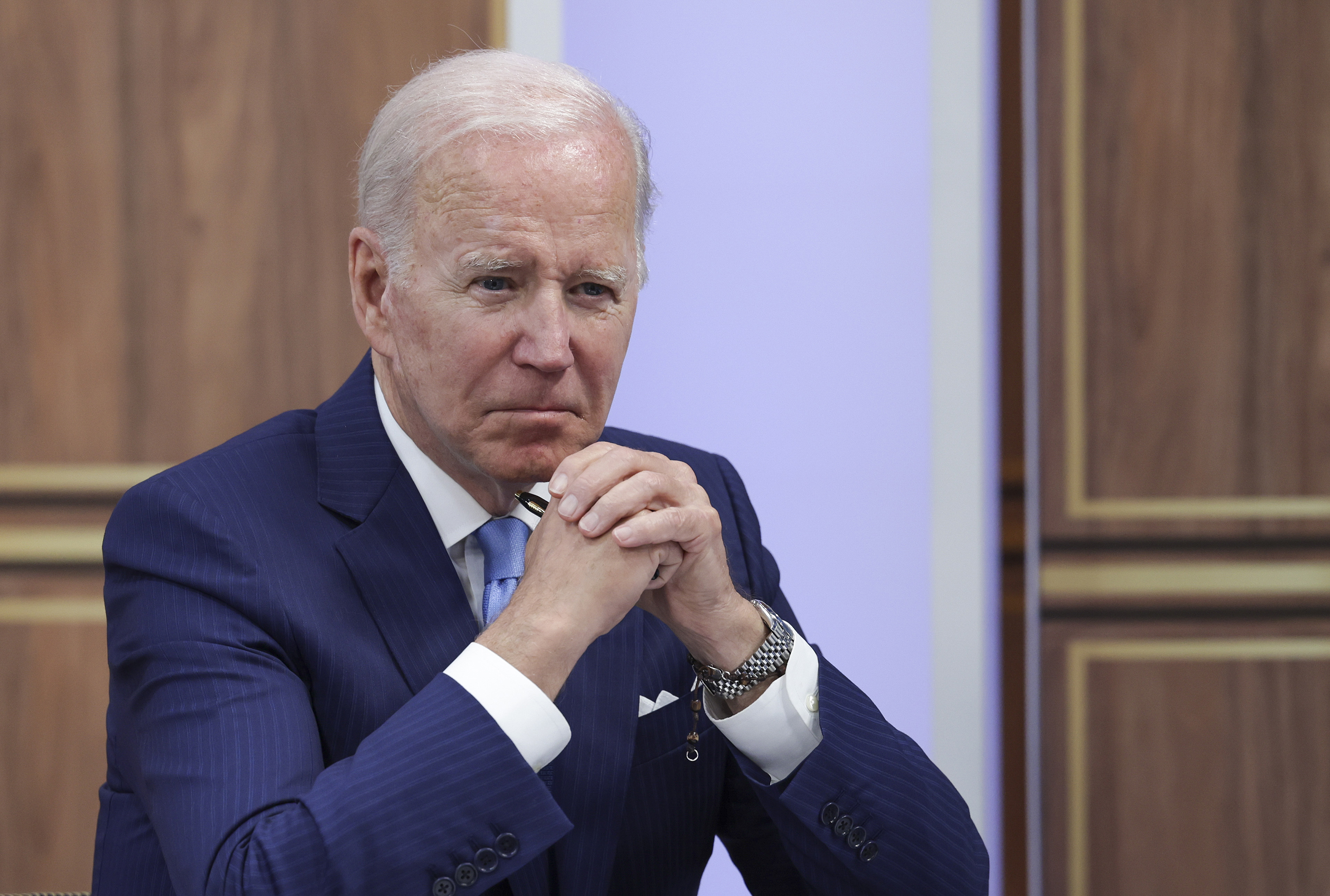 President Biden has been briefed on the three Americans missing in Ukraine, and he strongly encouraged Americans not to travel there.