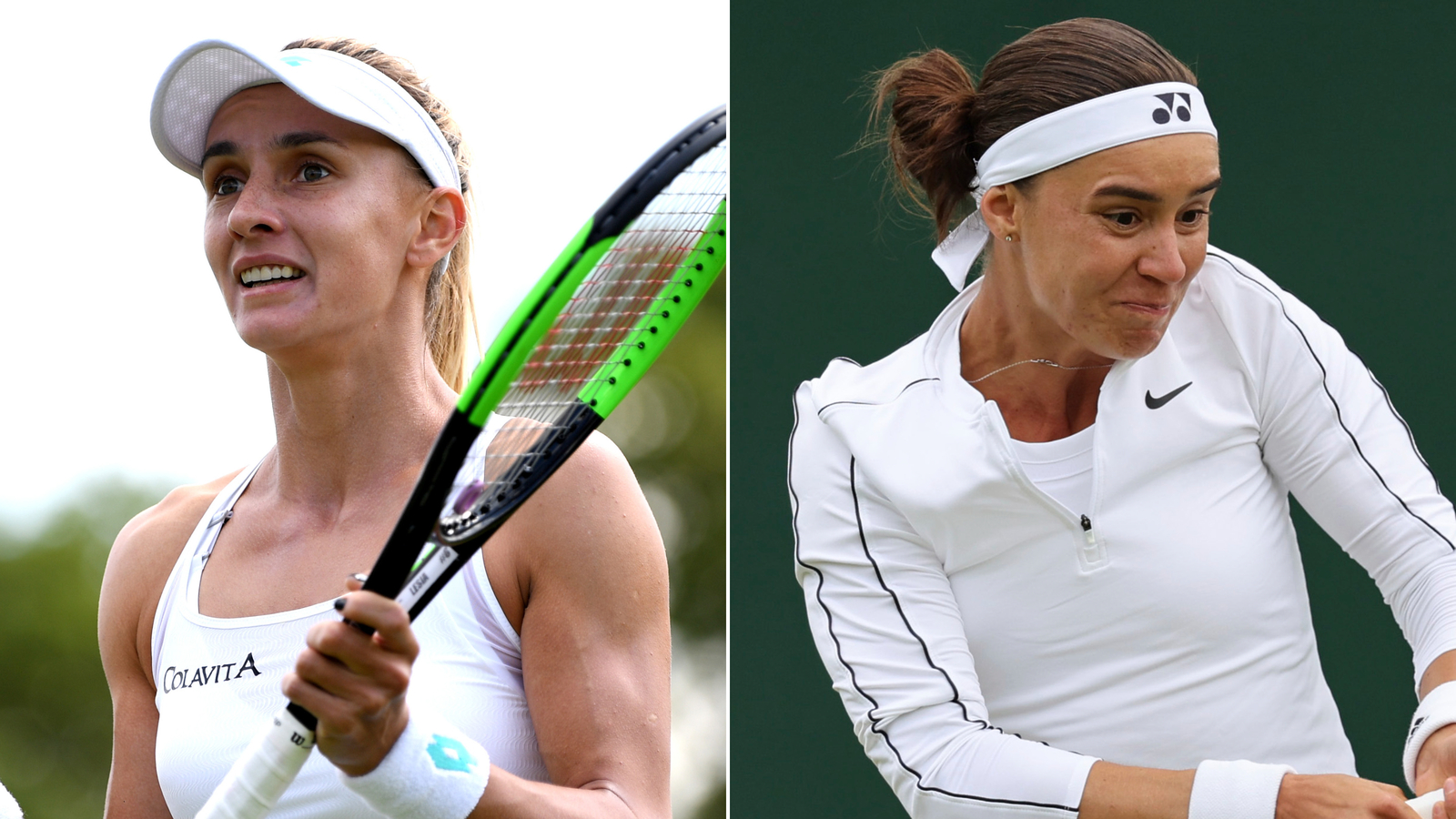 Ukrainian tennis players Anhelina Kalinina and Lesia Tsurenko have been drawn to play one another at Wimbledon on June 29.