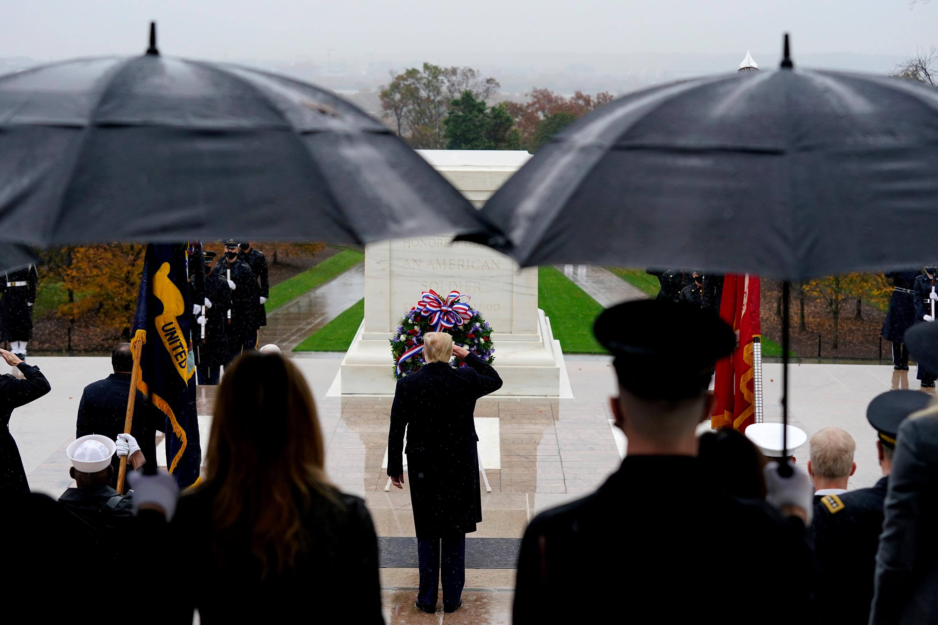 17 Trump Commemorates Veterans Day In First Public Event Since Last Week