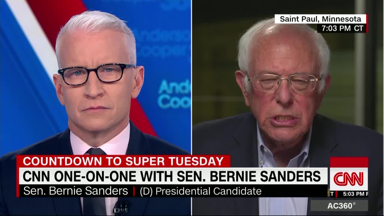 Sanders To Trump Stay Out Of The Democratic Primary 