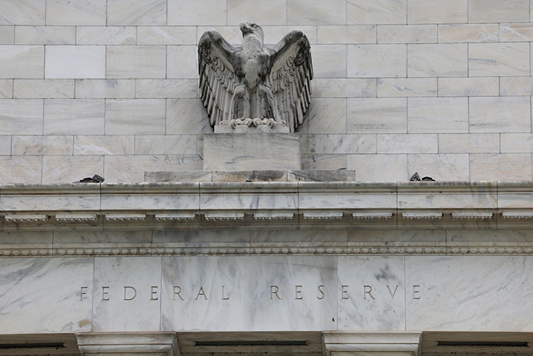  A view of the Marriner S. Eccles Federal Reserve building on July 26 in Washington, DC. 