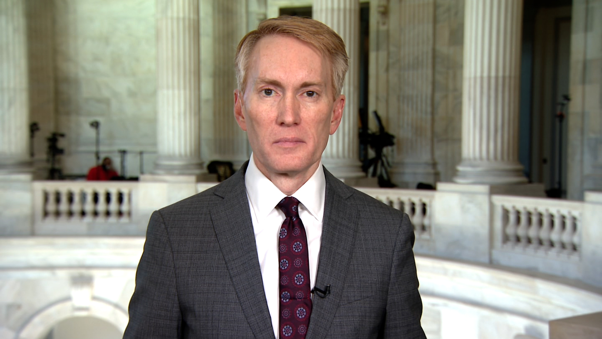 US Sen. James Lankford appears on CNN on Tuesday.