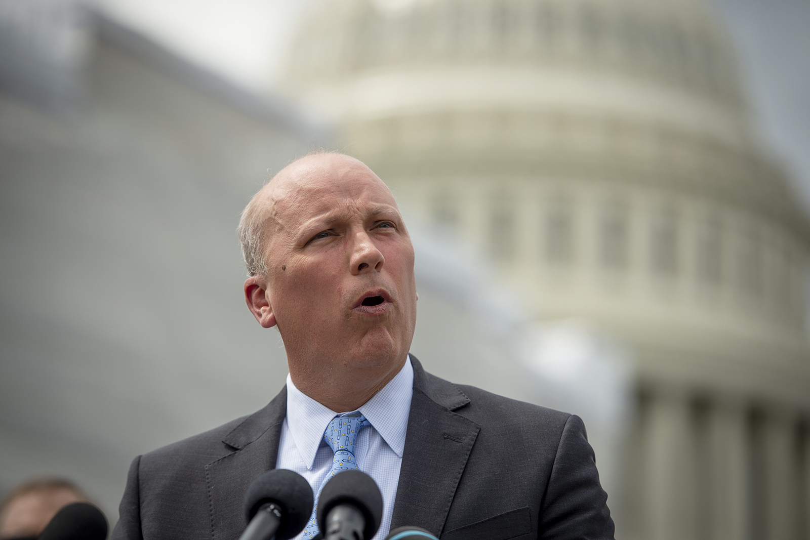 Rep. Chip Roy of Texas speaks during a press conference on the situation at the southern border in Washington on Tuesday, June 18, 2019. 