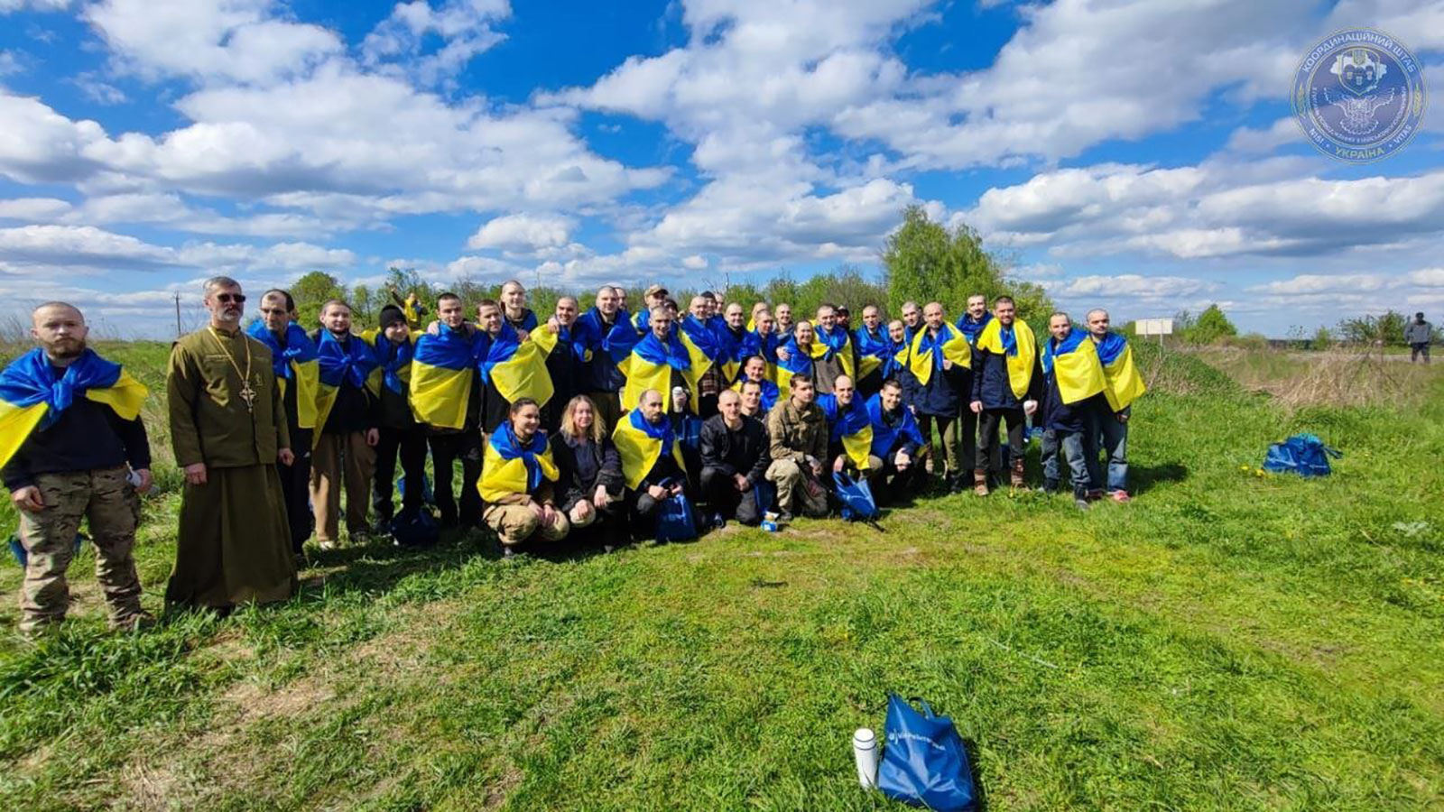 Forty-five prisoners of war return to Ukraine.