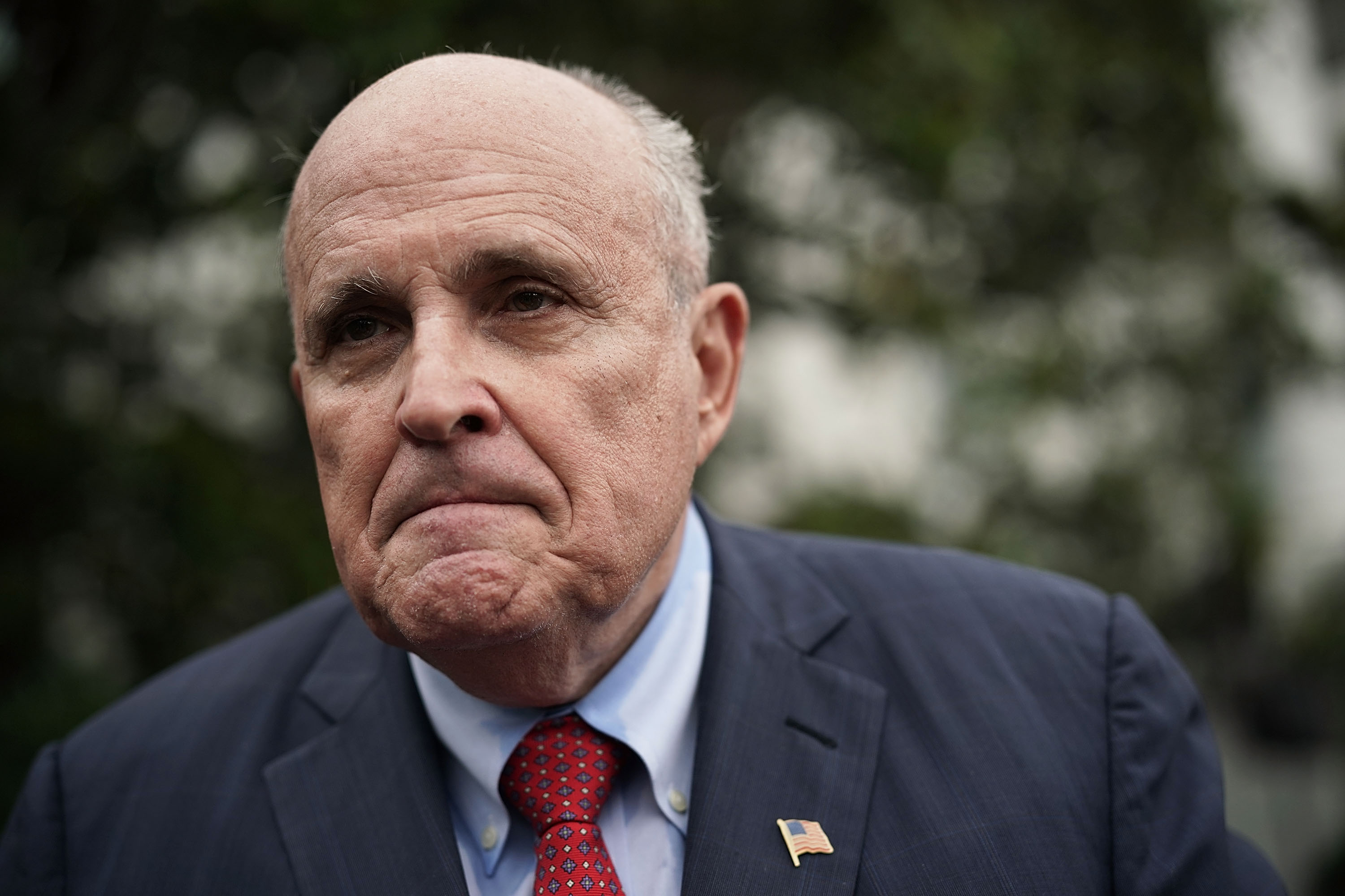 Rudy Giuliani, former New York City mayor and current lawyer for President Donald Trump, at the White House on May 30, 2018.