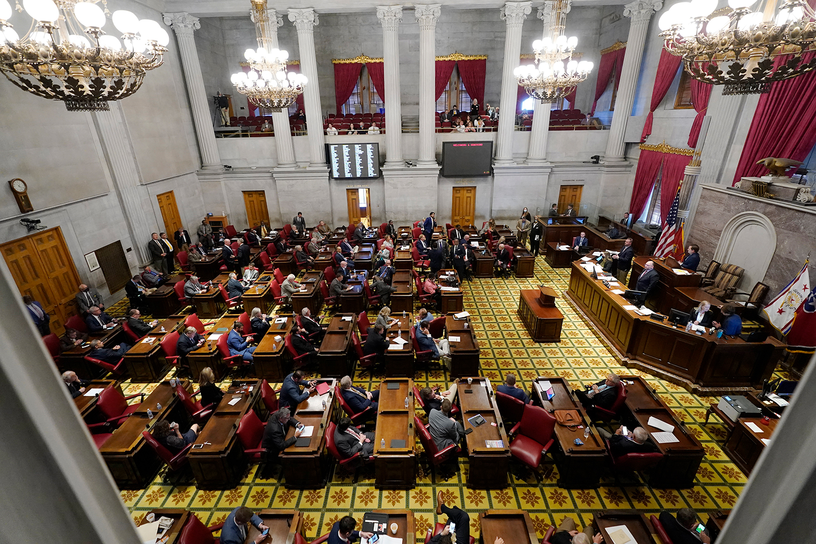 The Tennessee House of Representatives meets Oct. 27, 2021, in Nashville.