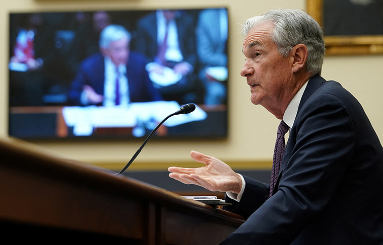 Federal Reserve Chair Jerome H. Powell testified before a House Financial Services hearing on "The Federal Reserve's Semi-Annual Monetary Policy Report" today on Capitol Hill in Washington, DC.