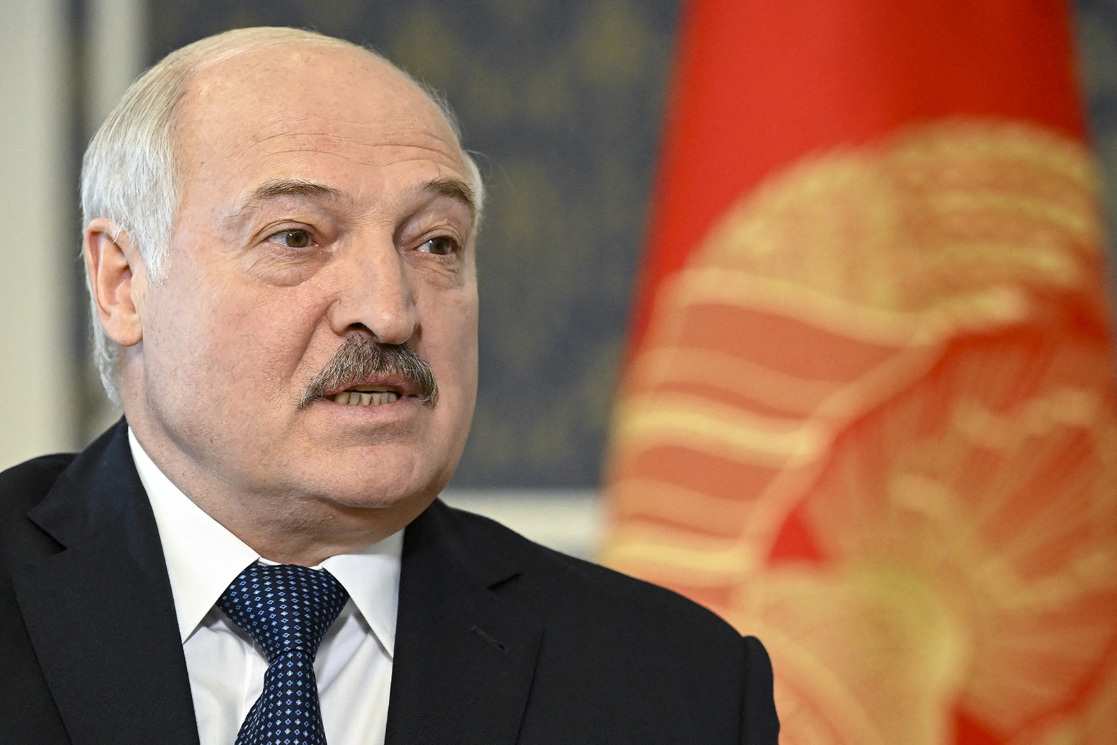 Belarus' President Alexander Lukashenko at the Independence Palace, Minsk, Belarus, on July 21.
