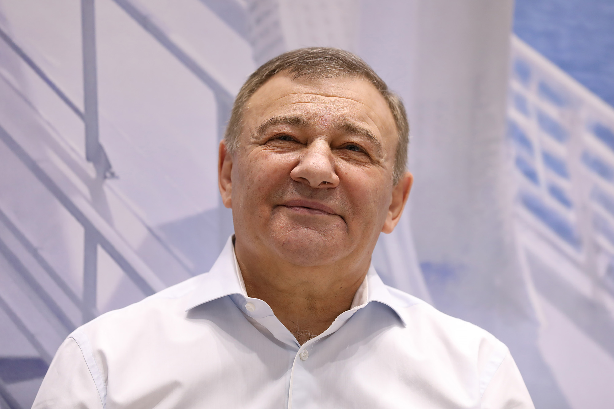 Arkady Rotenberg at the St. Petersburg International Economic Forum (SPIEF) in St. Petersburg, Russia, on June 6, 2019. 