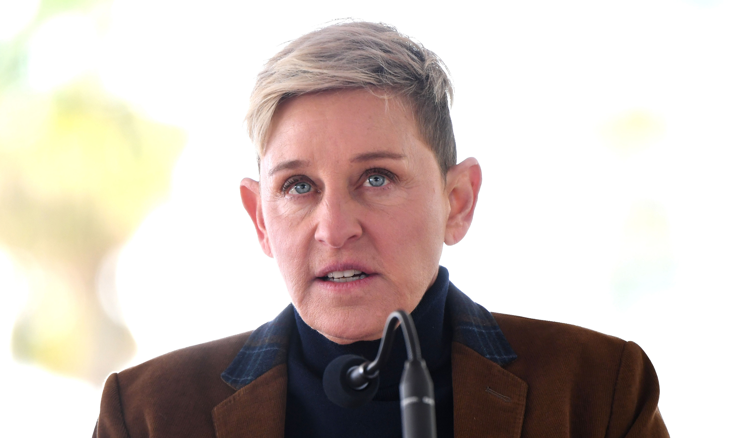 Ellen DeGeneres speaks on February 5, 2019, in Hollywood, California. 