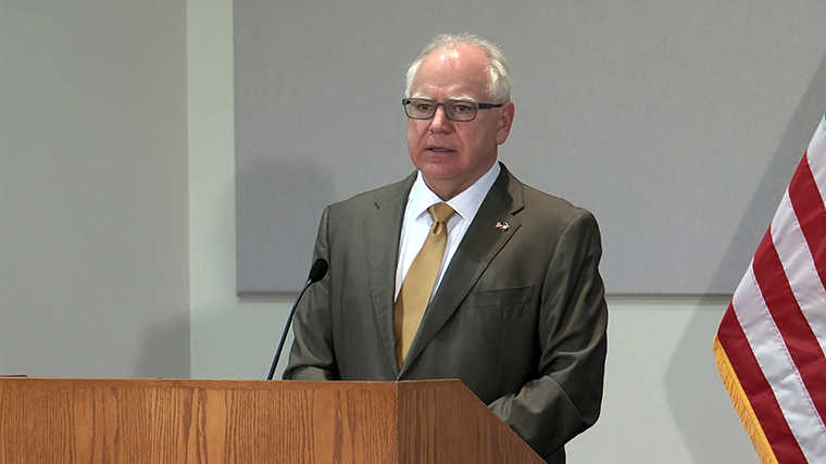 Minnesota Governor Tim Walz announced new restrictions in the state to help fight "a significant surge of coronavirus cases." 