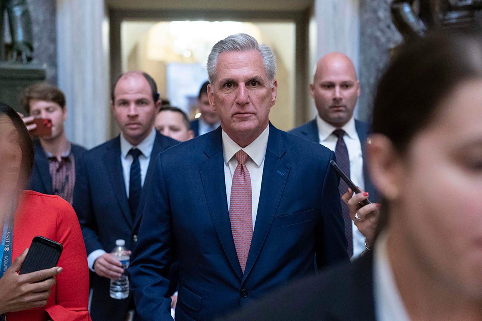 Kevin McCarthy, R-Calif., walks to the House chamber at Capitol Hill, in Washington on Tuesday, May 30.