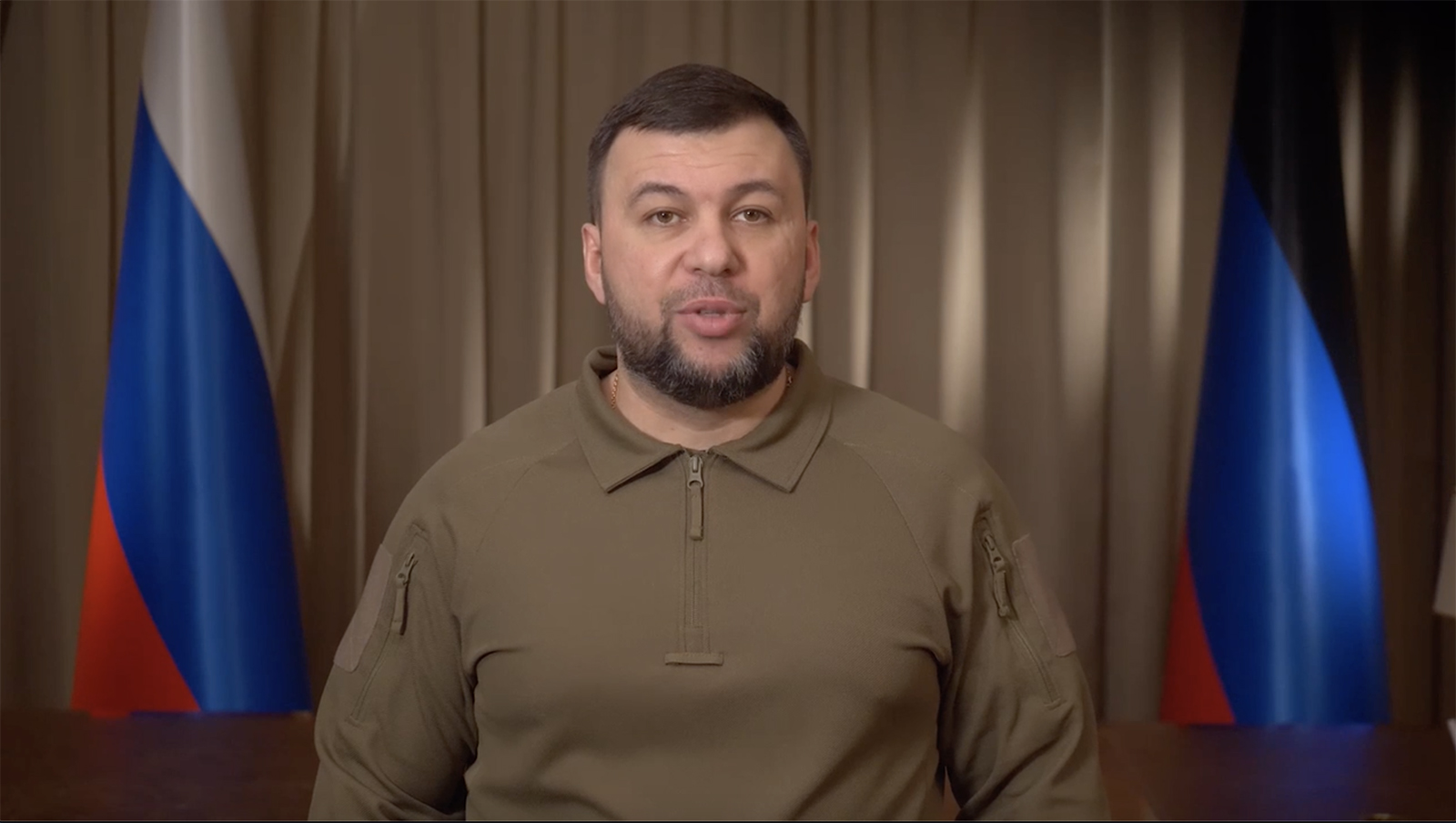 The leader of the breakaway Donetsk region in eastern Ukraine, Denis Pushilin, ordered a general mobilization in a video message posted on Friday.