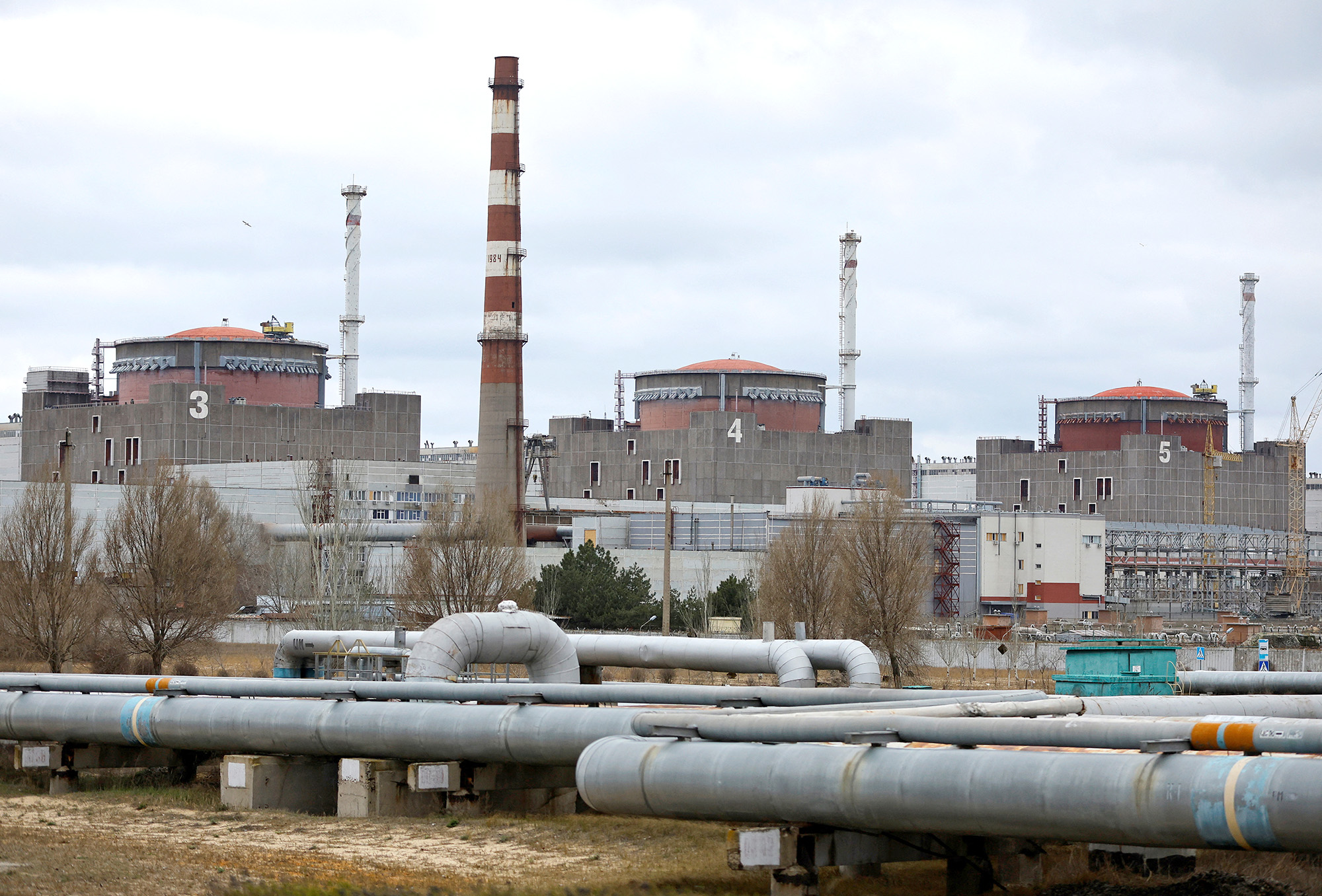 Zaporizhzhia nuclear power plant outside Enerhodar in the Zaporizhzhia region  Russian-controlled Ukraine, March 29, 2023. REUTERS/