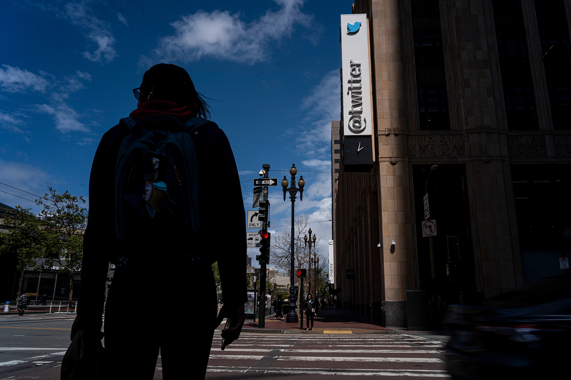 Twitter headquarters in San Francisco, California, on Thursday, April 21, 2022.