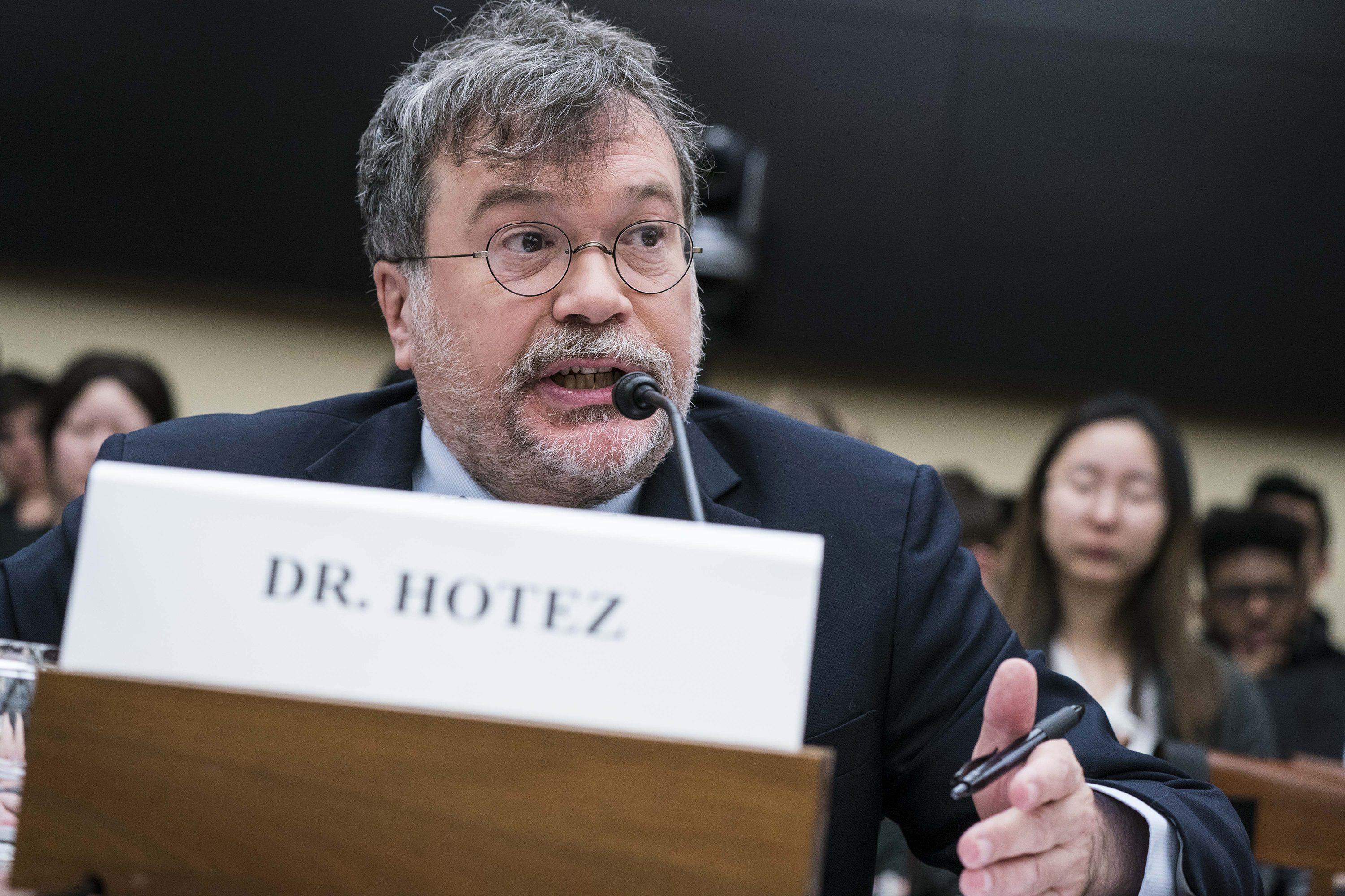 Dr. Peter Hotez, founding dean and chief of the Baylor College of Medicine National School of Tropical Medicine, speaks during a House Science, Space and Technology Committee hearing on Capitol Hill in Washington, D.C., on March 5, 2020. 