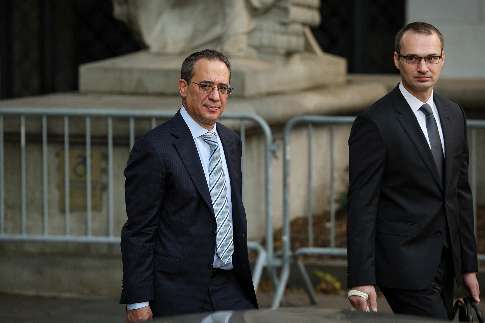 Sam Bankman-Fried's defense lawyer Mark Cohen, arrives for the fraud trial over the collapse of the bankrupt cryptocurrency exchange, at Federal Court in New York City, on October 3.