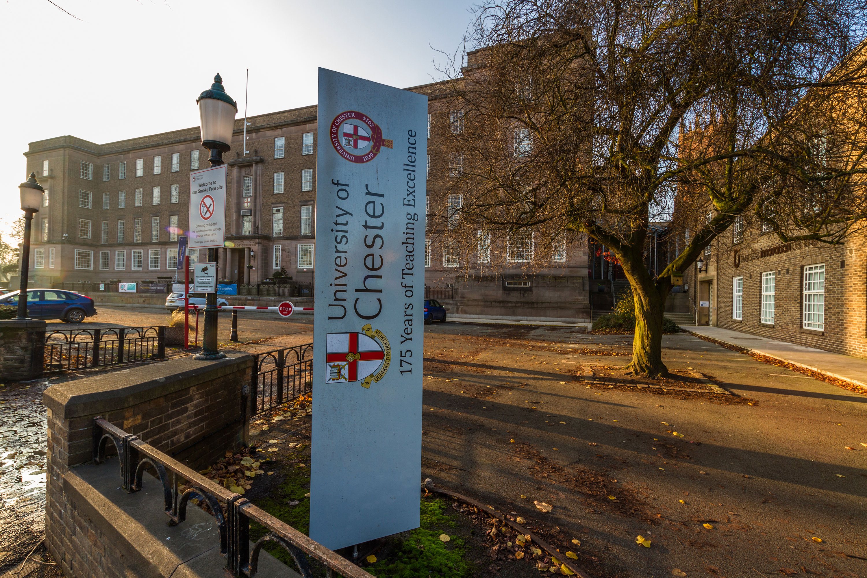 The University of Chester campus in November 2018.