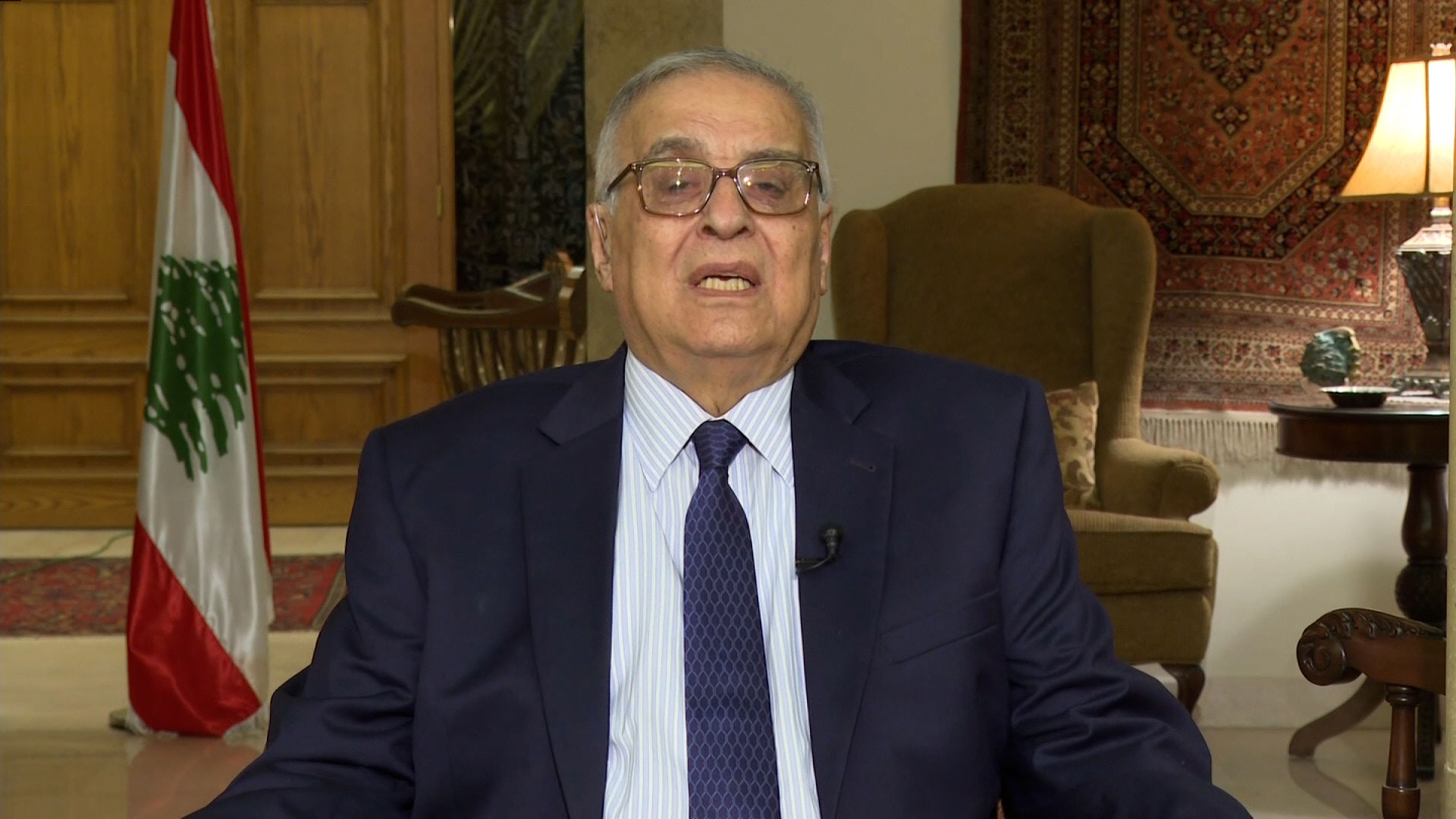 Lebanese Foreign Minister Abdallah Bou Habib speaks to CNN on Sunday.