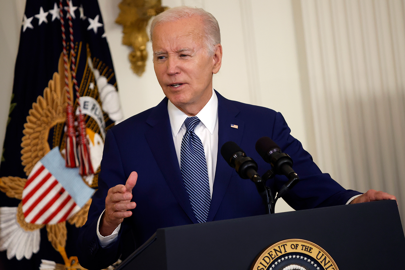 Joe Biden speaks during an event in Washington, DC. on June 26.