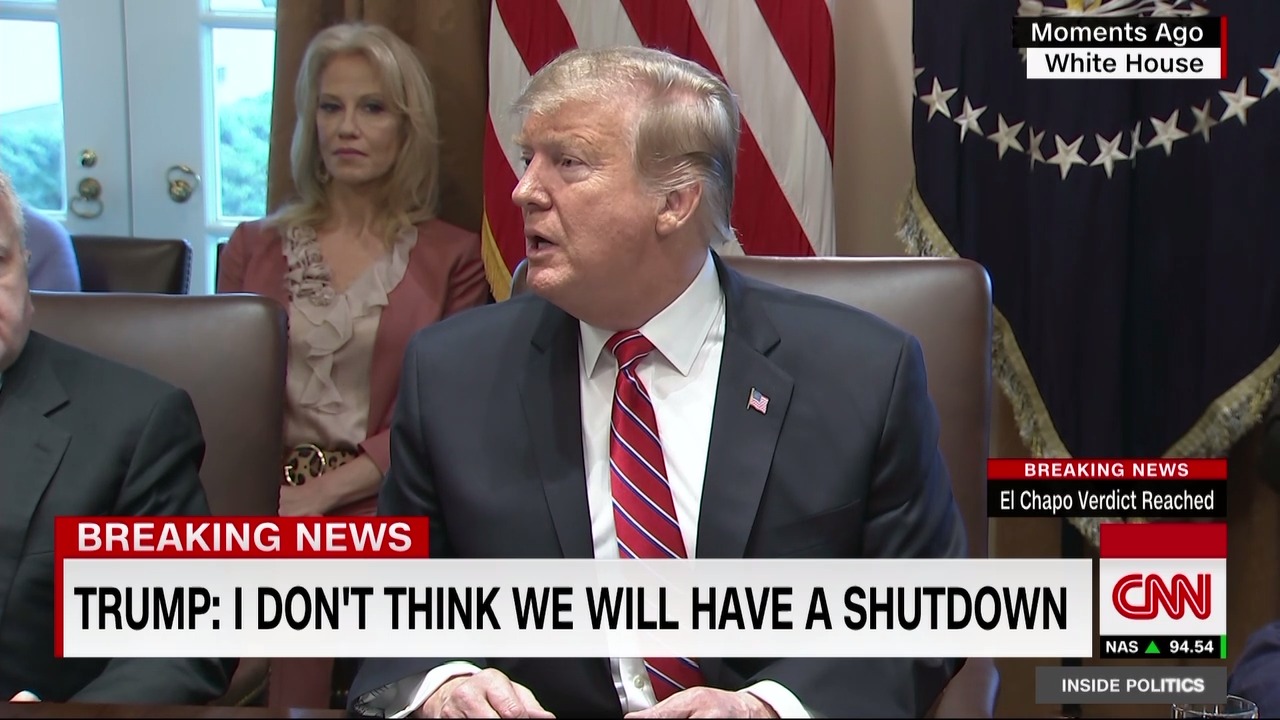 Trump: I Don't Think You're Going To See A Shutdown