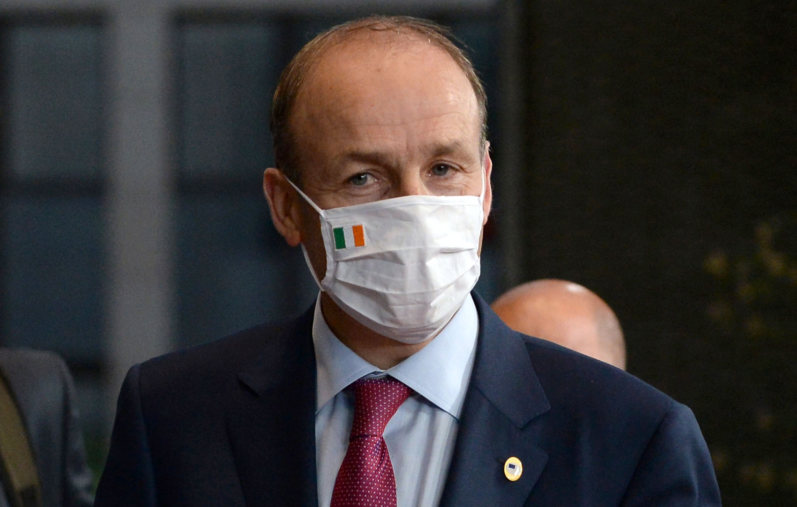 Ireland Prime Minister Micheál Martin attends a roundtable discussion at the European Council in Brussels, Belgium, on July 21.