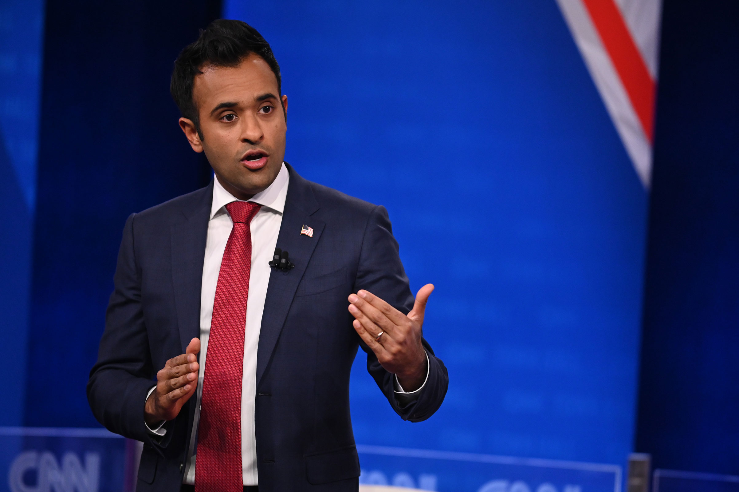 Picking up on a theme he emphasized at the fourth Republican presidential primary debate last week, Vivek Ramaswamy embraced a series of conspiracy theories.