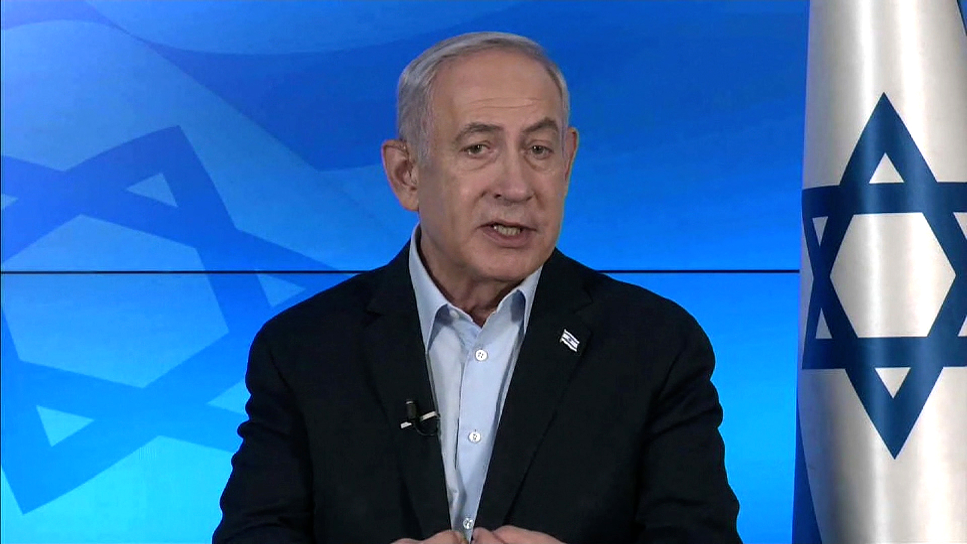 Israeli Prime Minister Benjamin Netanyahu speaks with CNN on Sunday, November 12. 