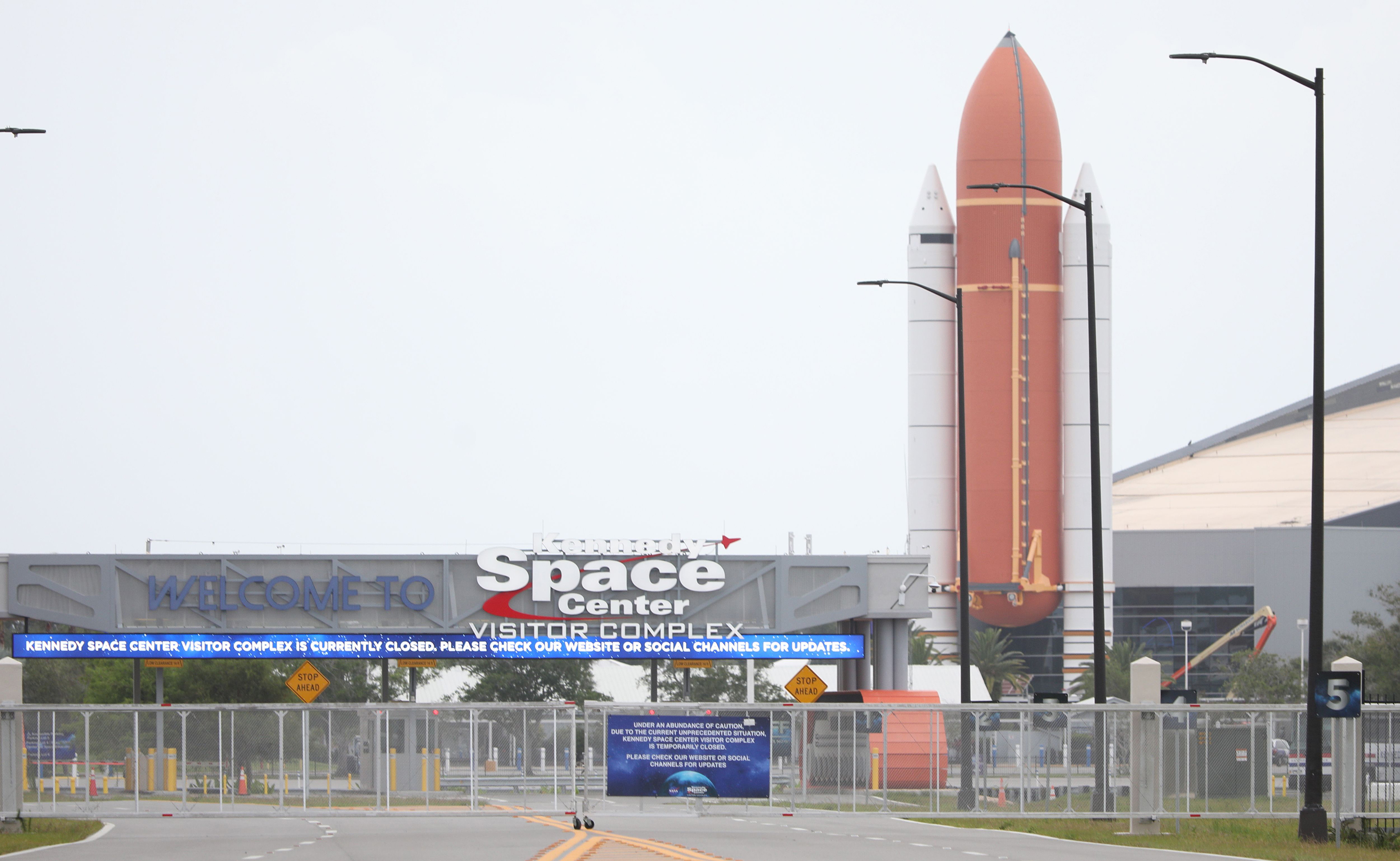 The Kennedy Space Center Visitor Complex will be closed Wednesday and Thursday due to Hurricane Ian.