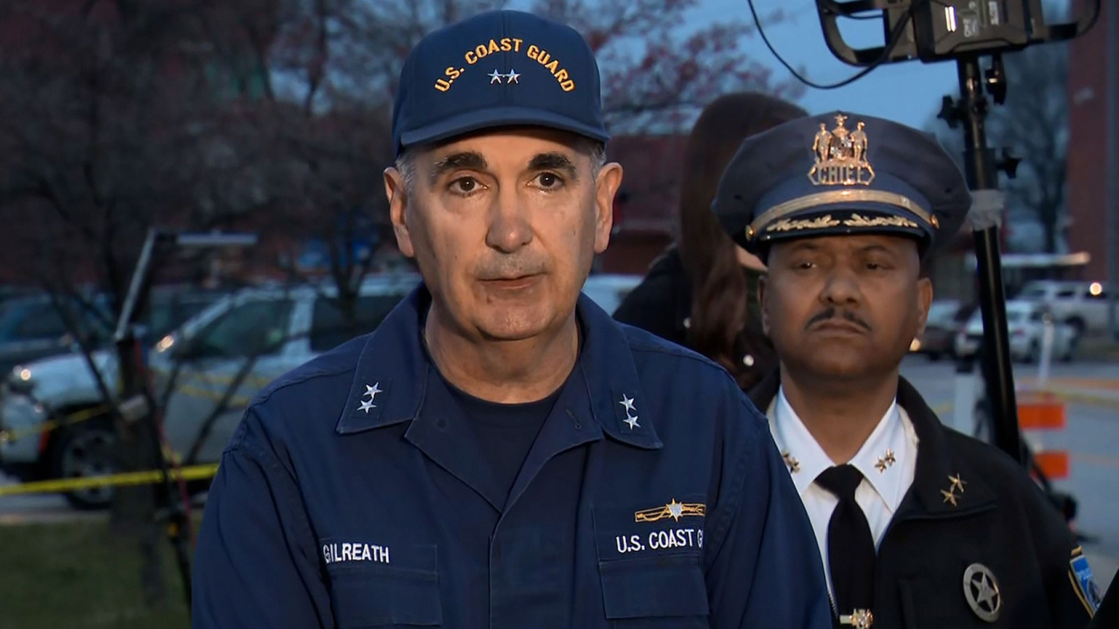 Rear Adm. Shannon Gilreath speaks during a press conference on Tuesday, March 26.