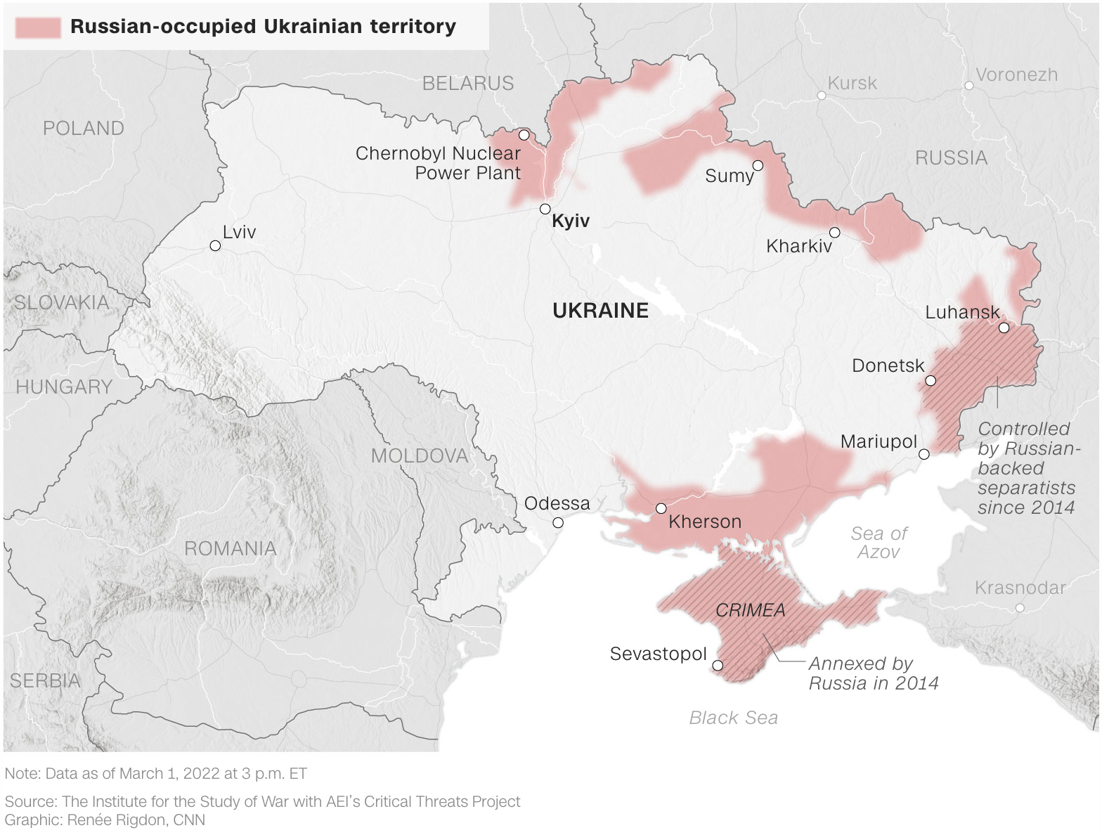 Οι ενέργειες της Ρωσίας στην Ουκρανία είναι έγκλημα πολέμου