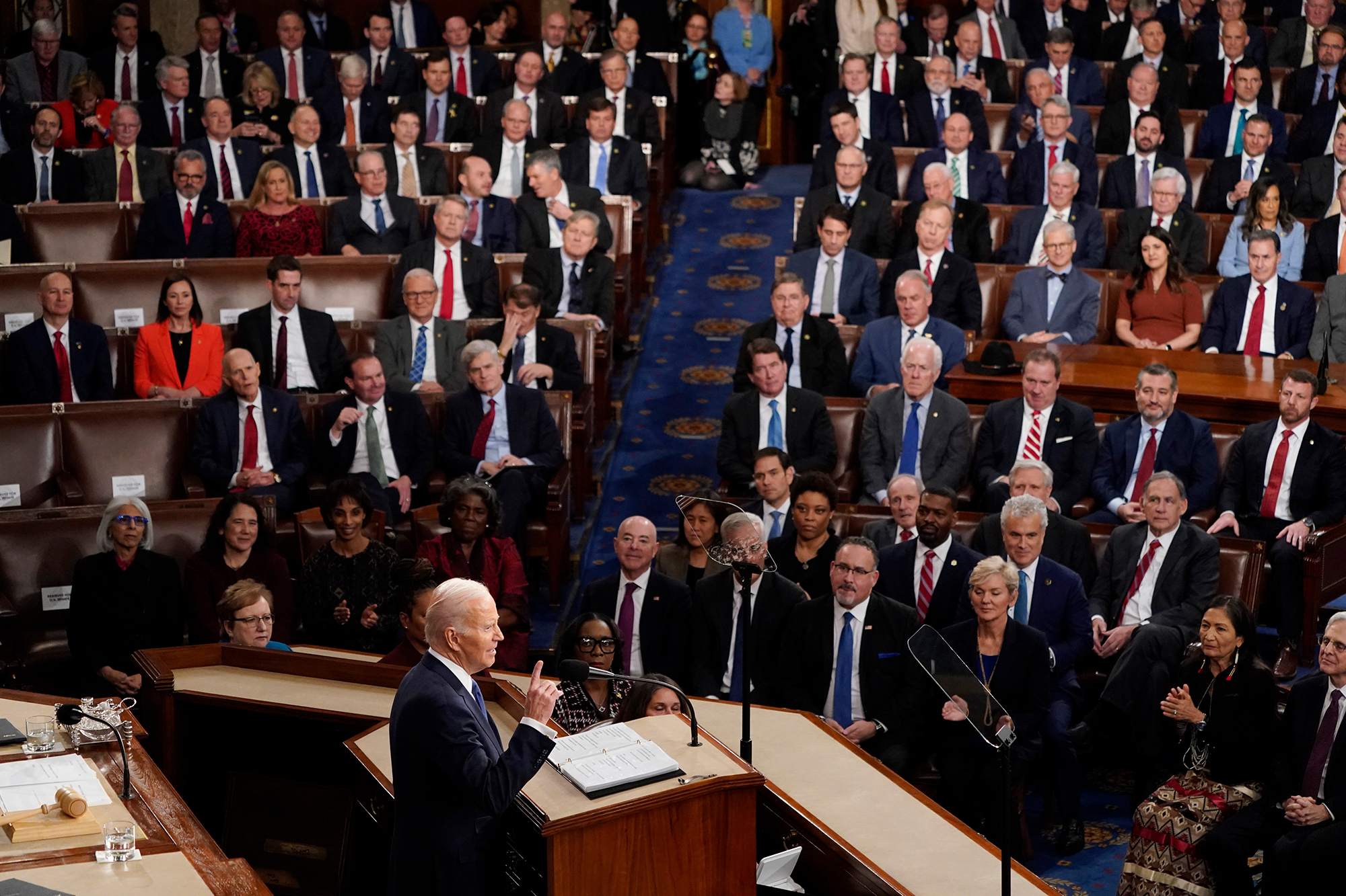 President Joe Biden delivers his State of the Union speech.
