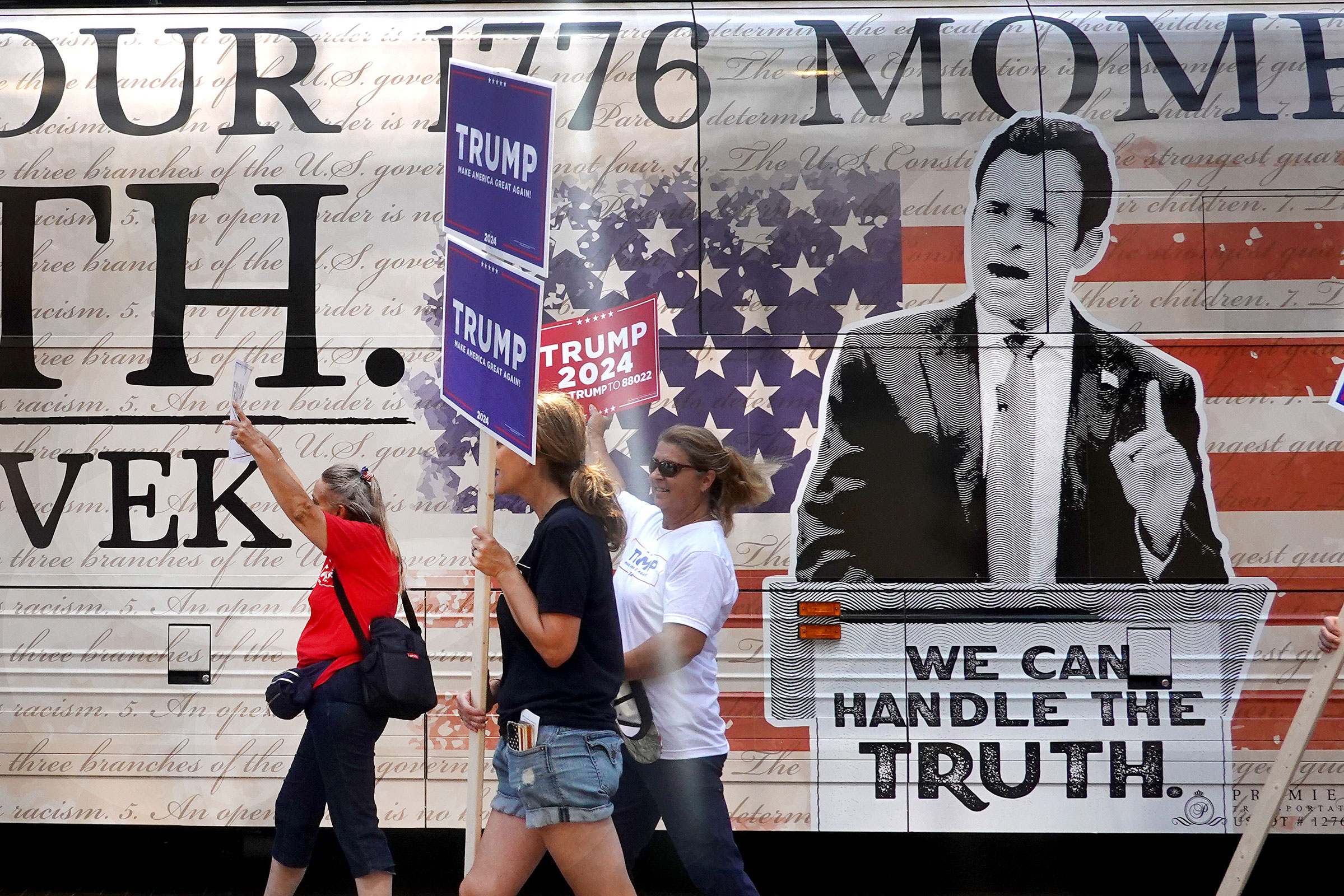 See the scene before the 2024 campaign's first primary debate