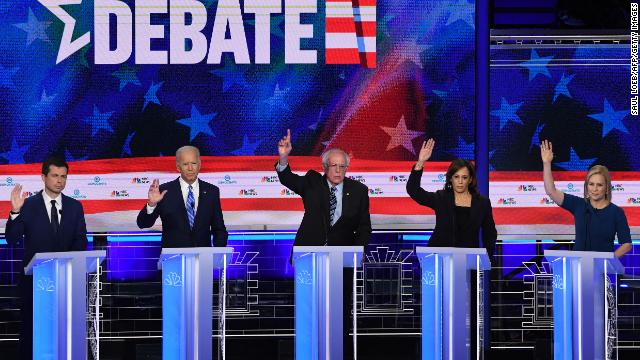 Here's why all 10 candidates just raised their hands on stage