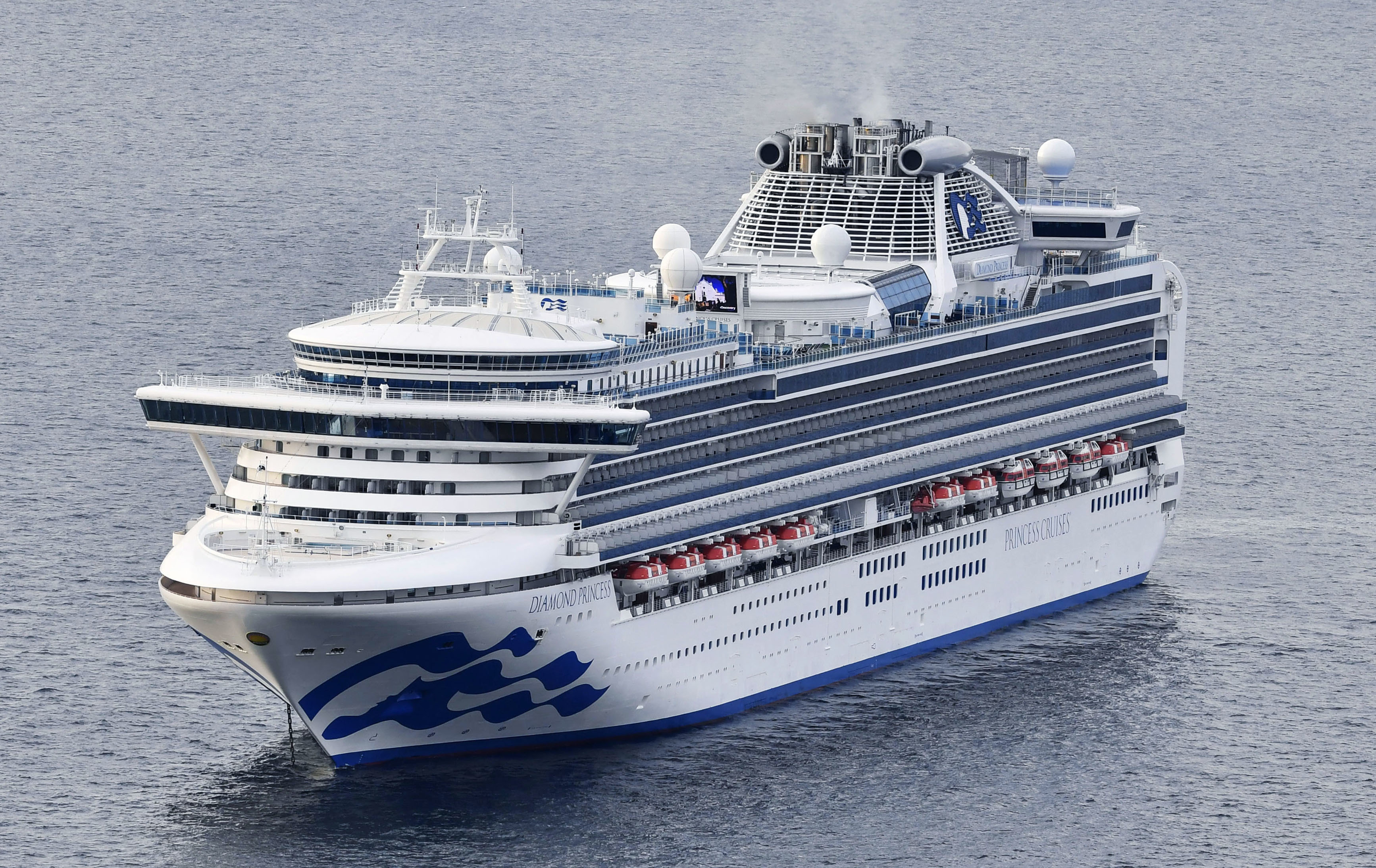An elderly man who traveled on a cruise aboard the Diamond Princess was found to be infected with the Wuhan coronavirus.