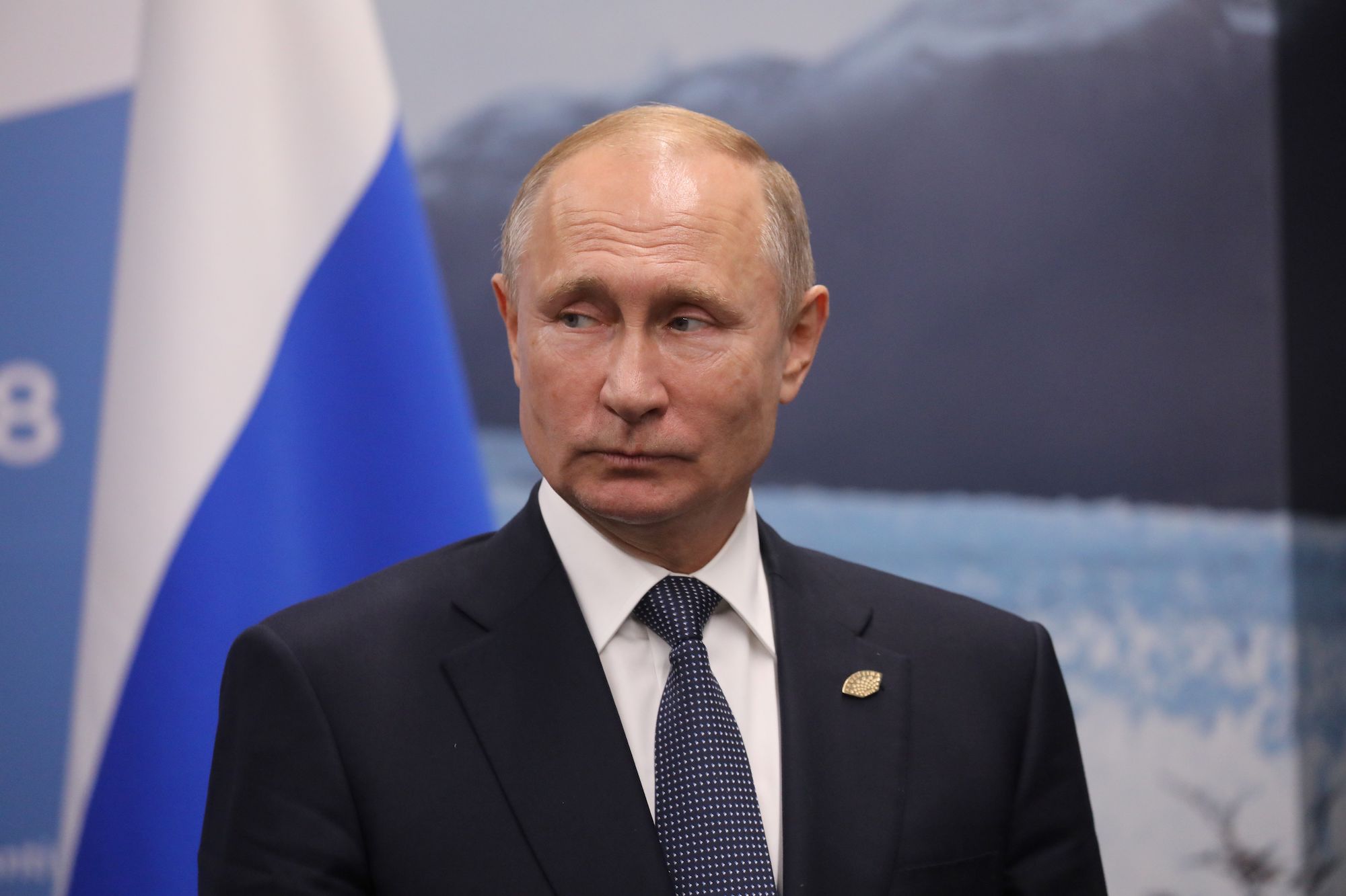 Russian President Vladimir Putin is seen during a meeting at the G20 Leaders' Summit in Buenos Aires, on November 30, 2018.