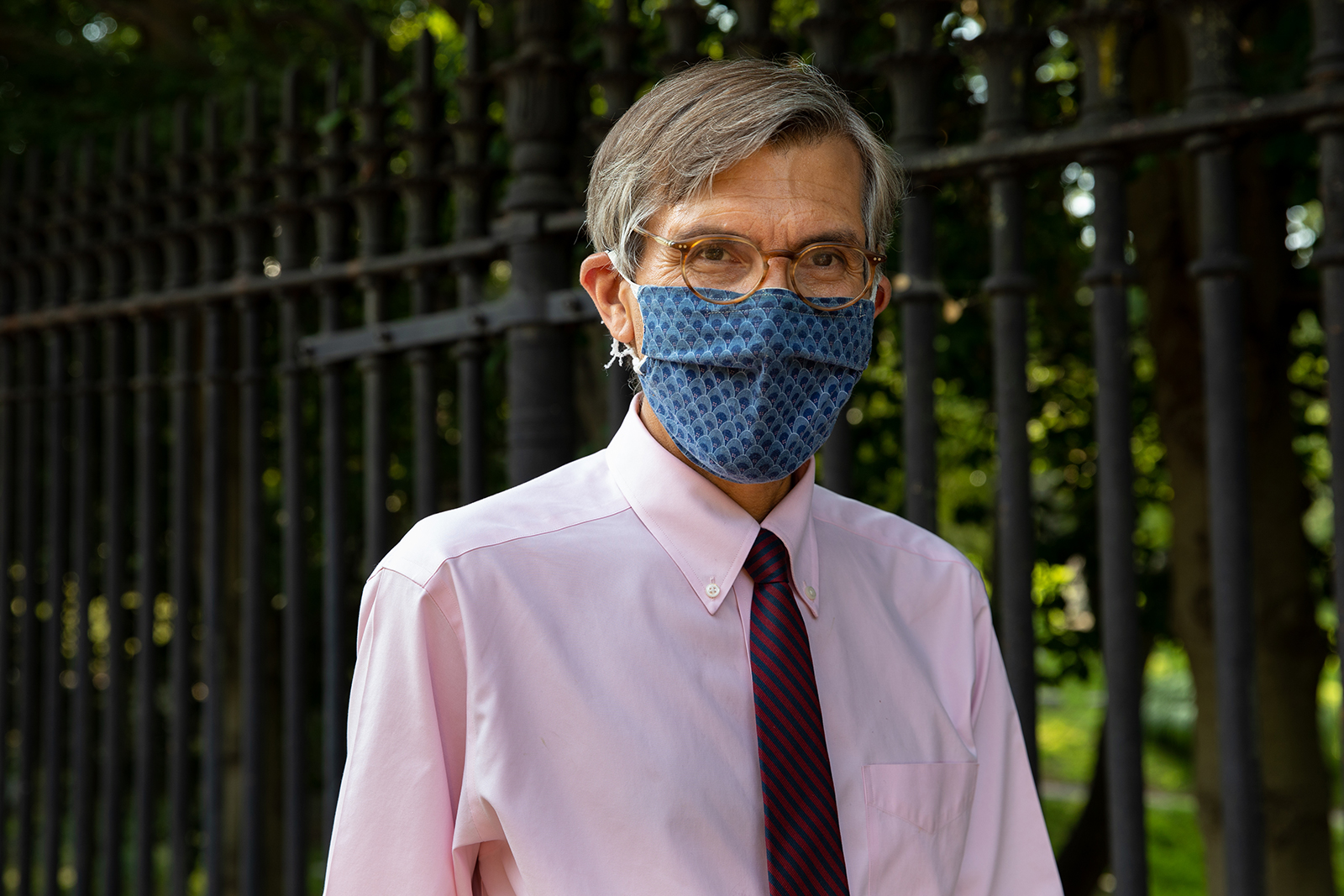 Dr. Peter Marks, the director of the Center for Biologics Evaluation and Research (CBER) at the Food and Drug Administration, poses for a portrait near his home in Washington, DC on August 5.