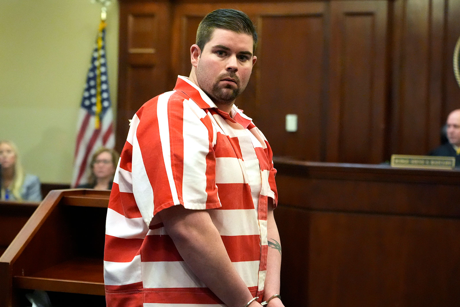 Daniel Opdyke is seen during his sentencing hearing on Wednesday in Brandon, Mississippi. 